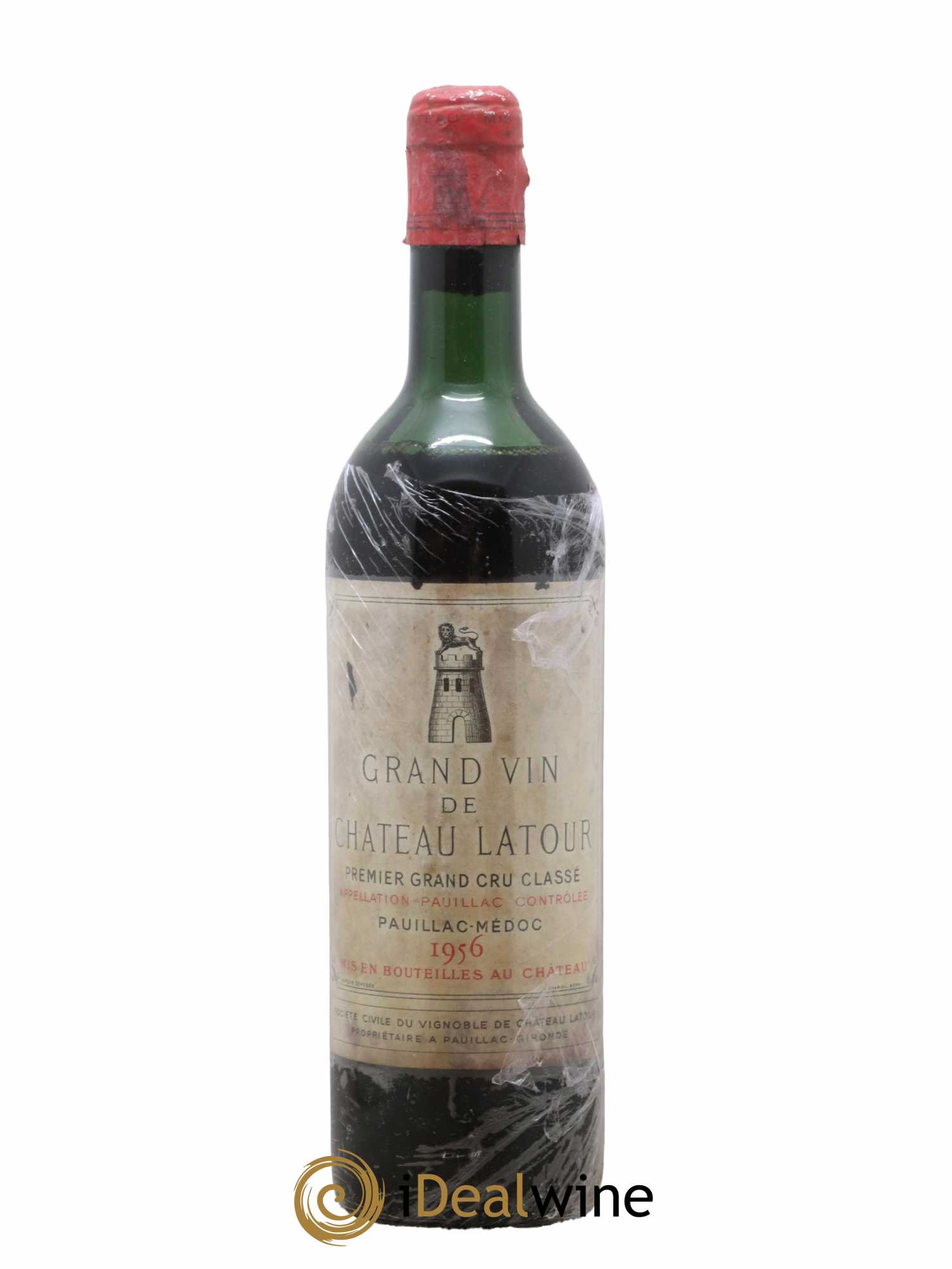 Château Latour 1er Grand Cru Classé 1956 - Lot de 1 bouteille - 0