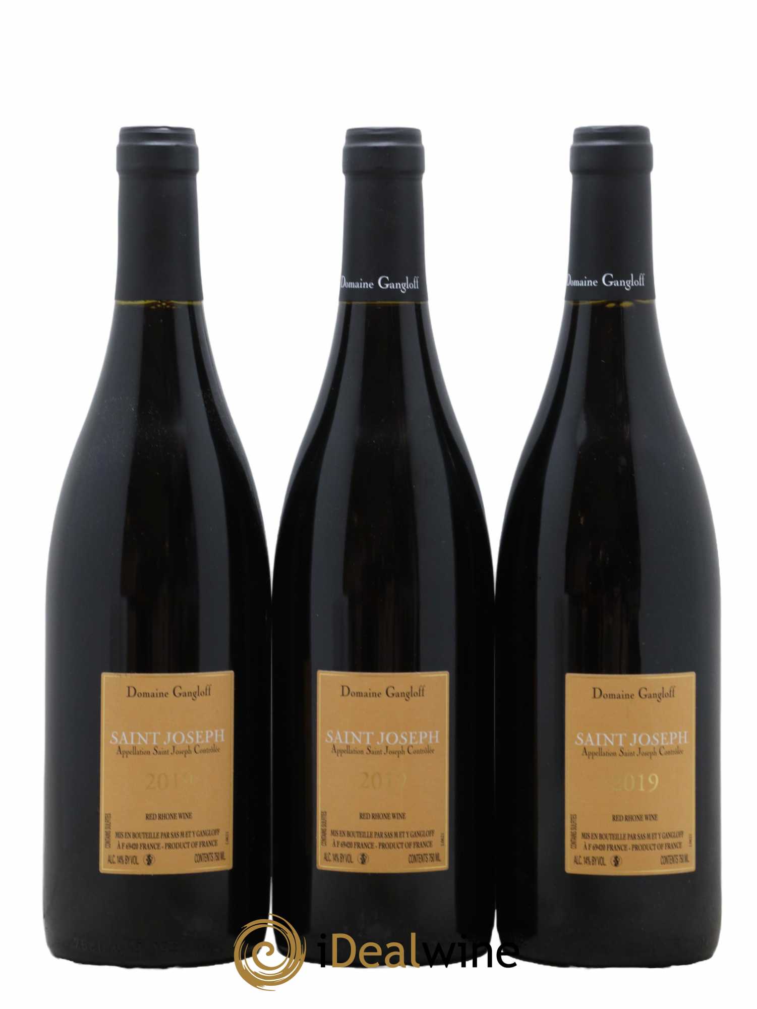 Saint-Joseph Gangloff (Domaine) 2019 - Lot of 3 bottles - 1