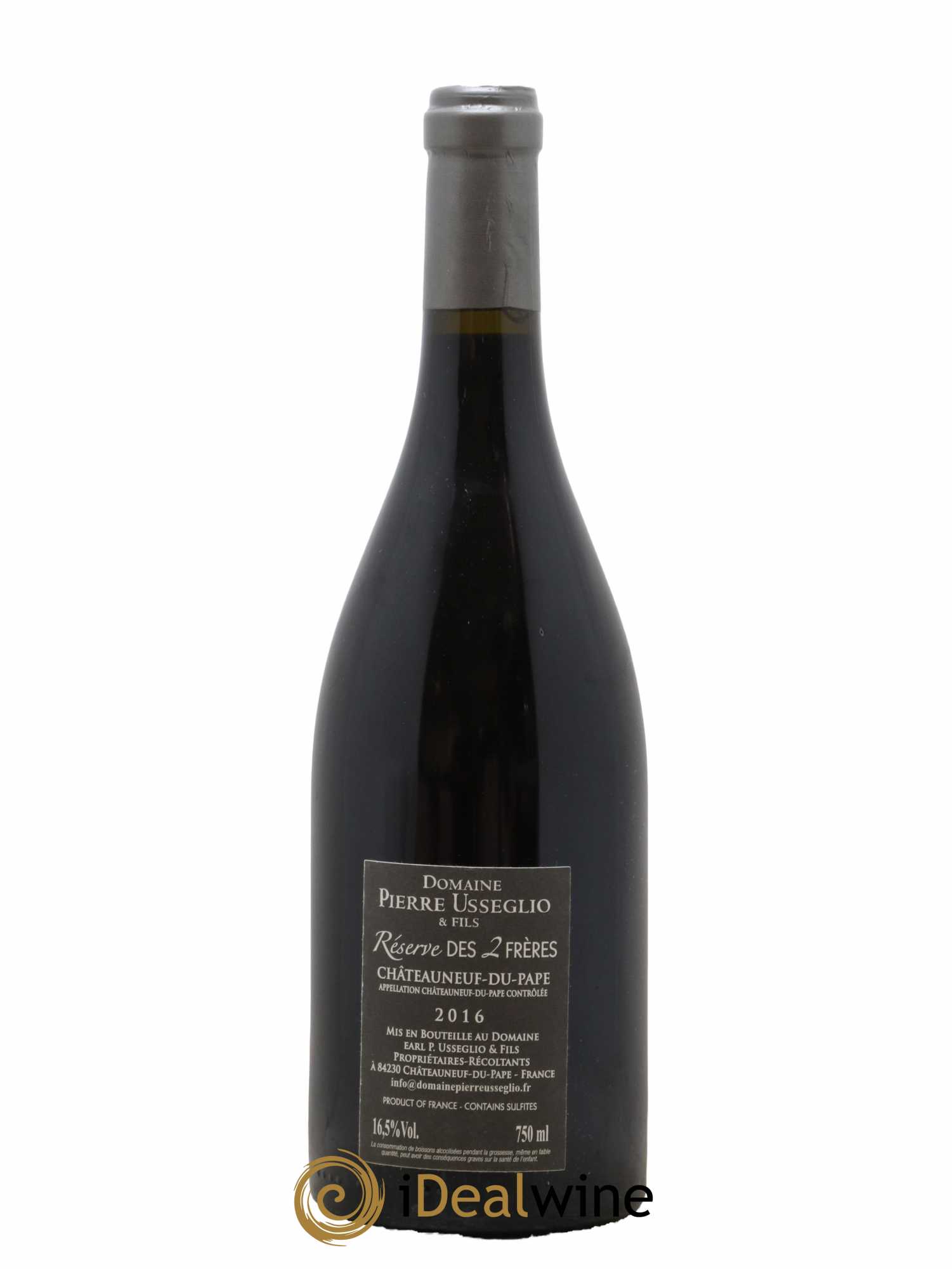 Châteauneuf-du-Pape Réserve des 2 frères Pierre Usseglio & Fils 2016 - Lot of 1 bottle - 1