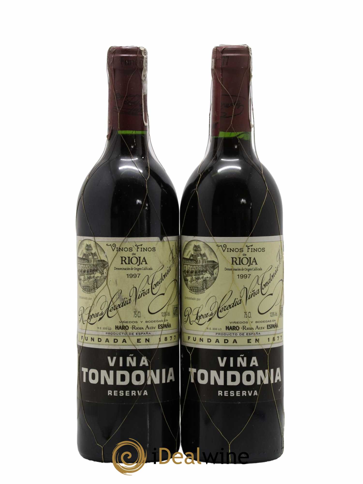 Rioja DOCA Reserva Vina Tondonia R. Lopez de Heredia 1997 - Lot of 2 bottles - 0