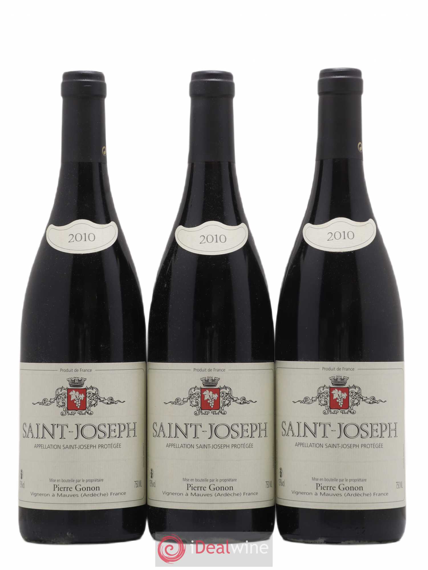 Saint-Joseph Gonon (Domaine) 2010 - Lot de 3 bouteilles - 0