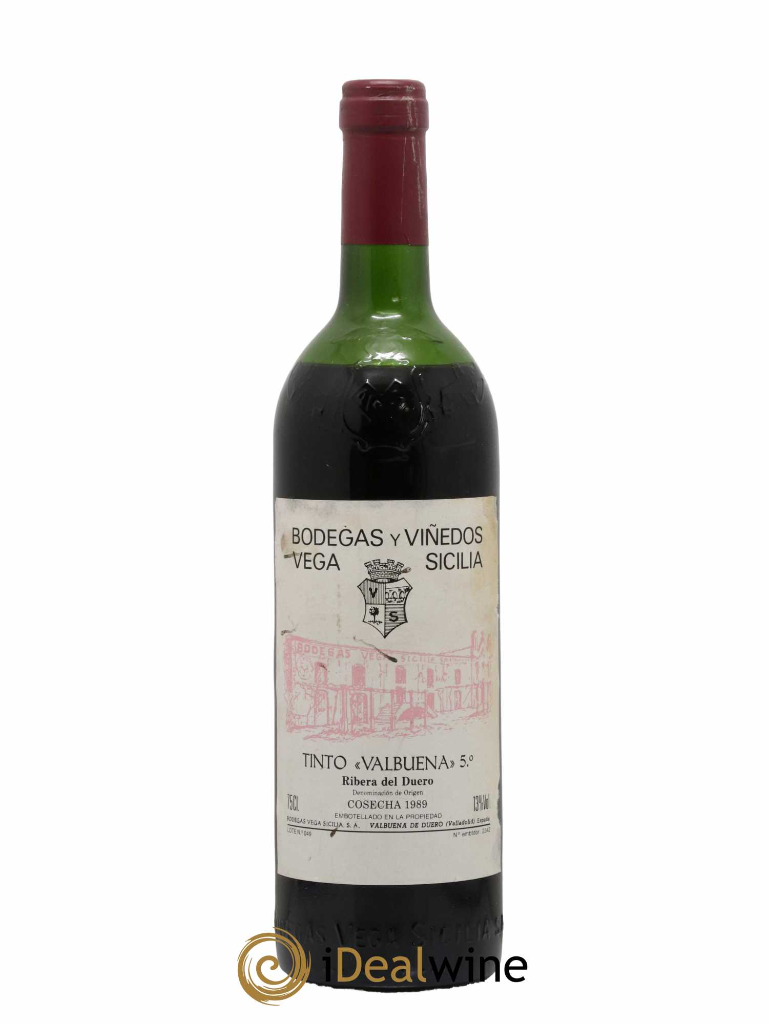 Ribera Del Duero DO Vega Sicilia Valbuena 5 ano Famille Alvarez 1989 - Lot de 1 bouteille - 0