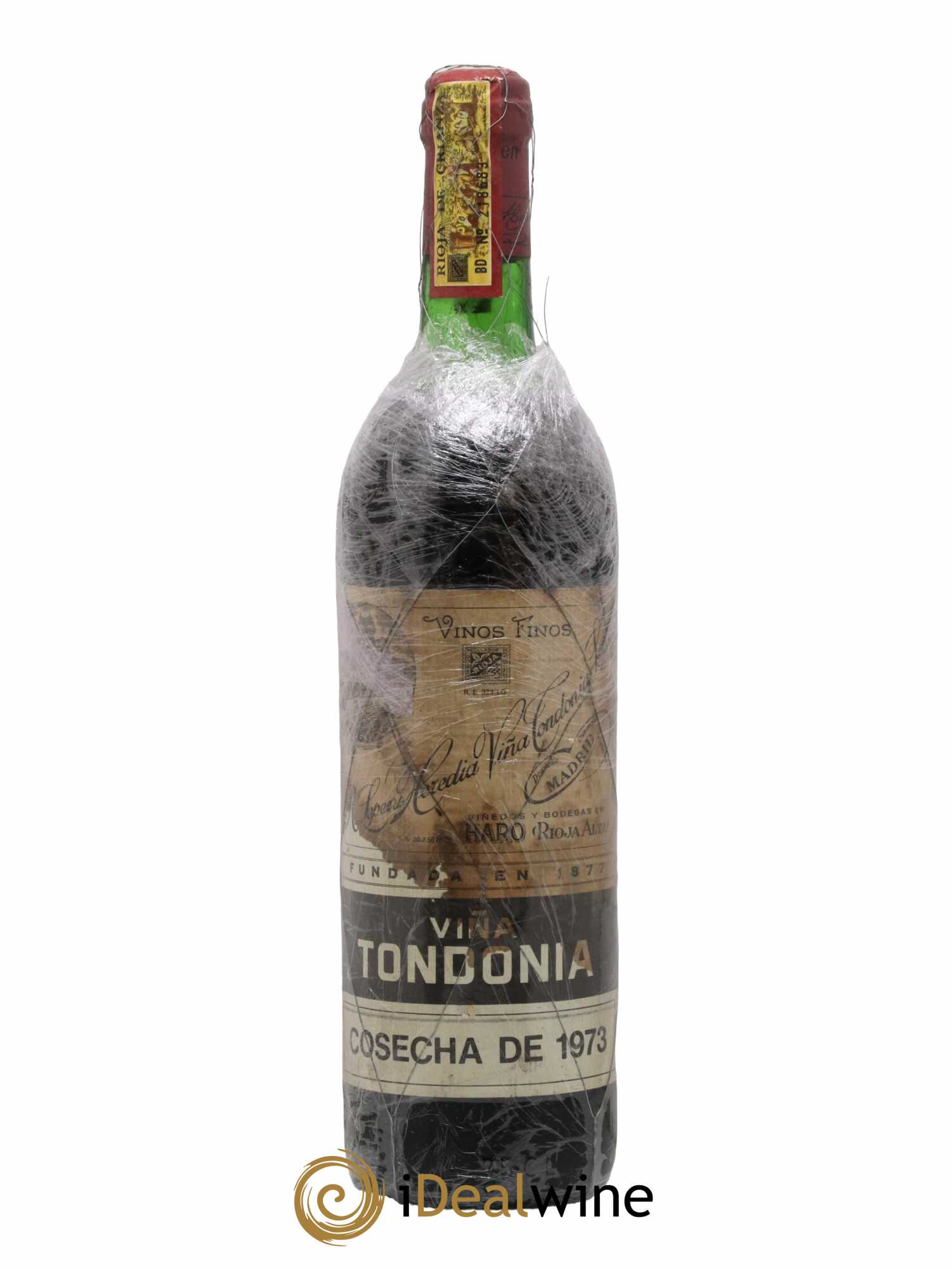 Rioja DOCA Reserva Vina Tondonia R. Lopez de Heredia 1973 - Lot de 1 bouteille - 0