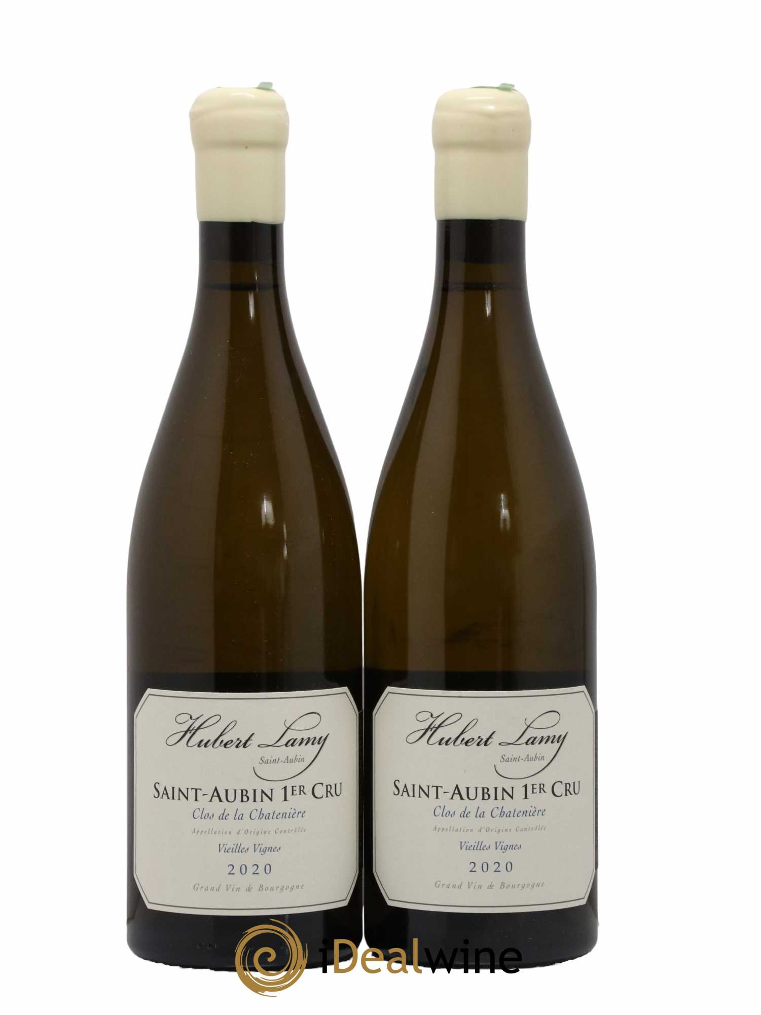 Saint-Aubin 1er Cru Clos de la Chatenière Vieilles Vignes Hubert Lamy 2020 - Lot de 2 bouteilles - 0