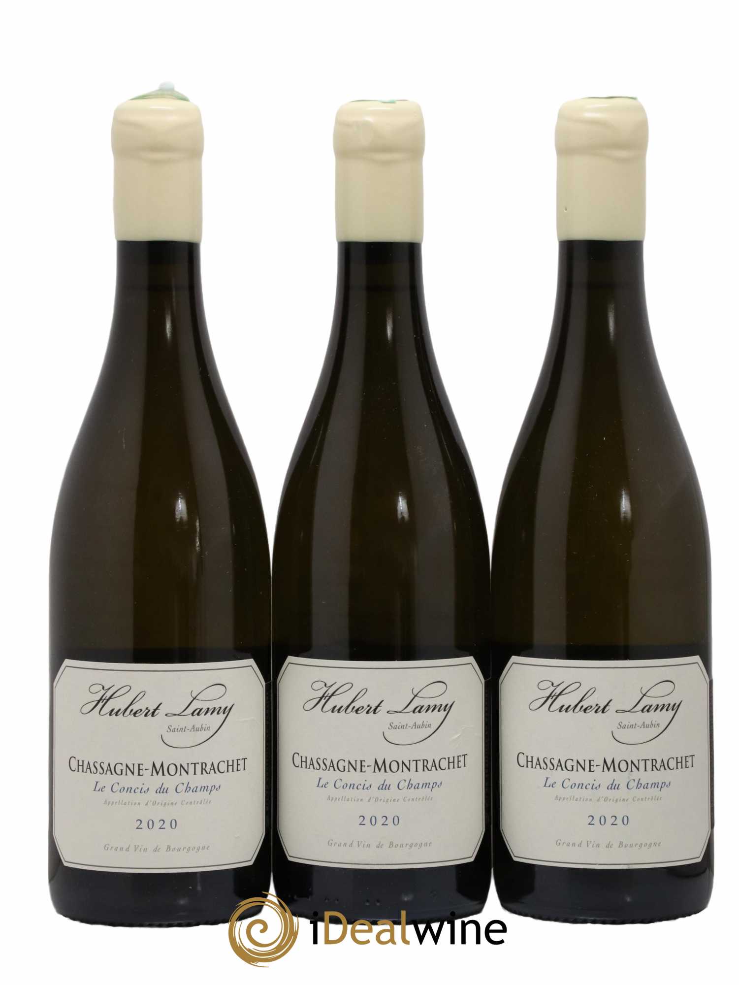 Chassagne-Montrachet Le Concis du Champs Hubert Lamy 2020 - Lot de 3 bouteilles - 0