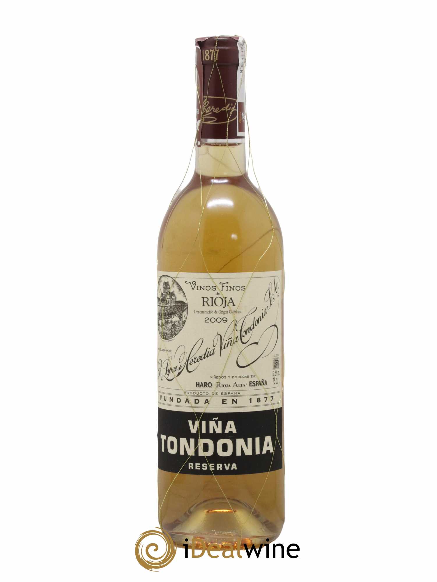 Rioja DOCA Reserva Vina Tondonia R. Lopez de Heredia 2009 - Lot de 1 bouteille - 0