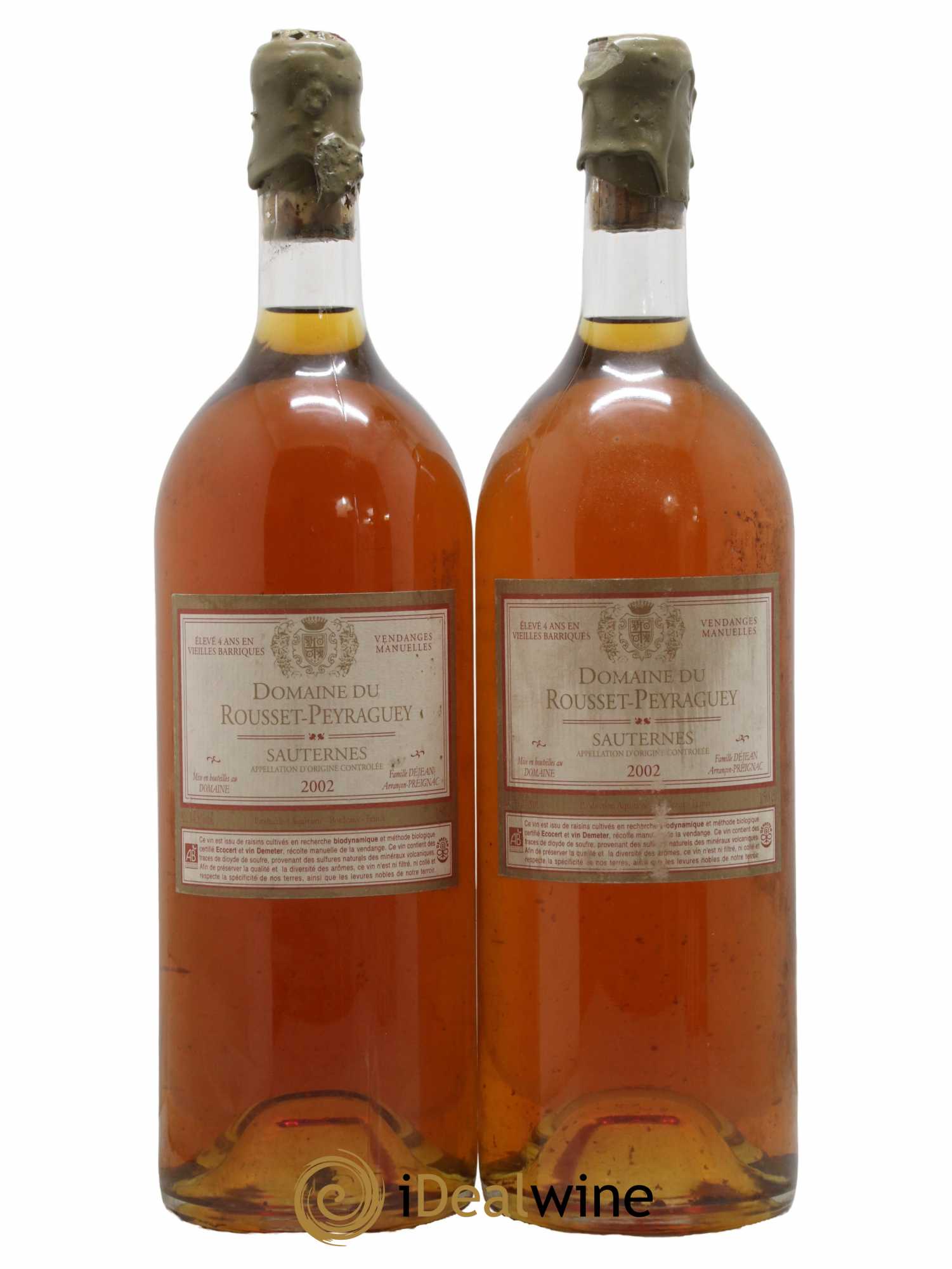 Rousset Peyraguey 2002 - Posten von 2 Magnum - 0