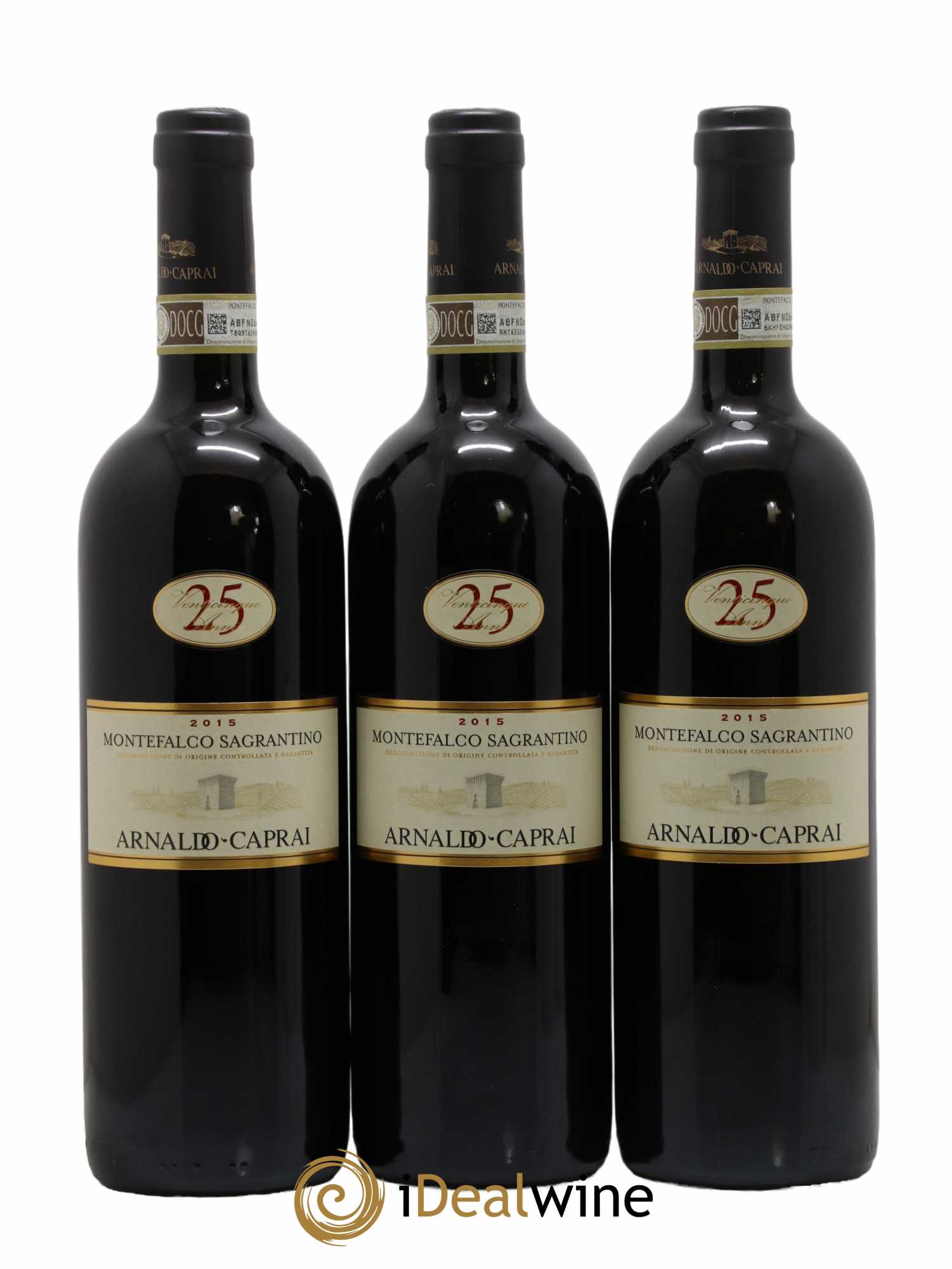 Sagrantino di Montefalco DOC 25 anni Arnaldo Caprai 2015 - Lot de 6 bouteilles - 1
