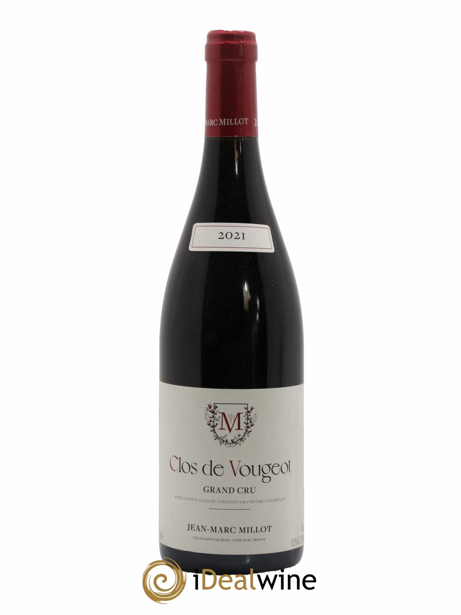 Clos de Vougeot Grand Cru Jean-Marc Millot 2021 - Lot de 1 bouteille - 0