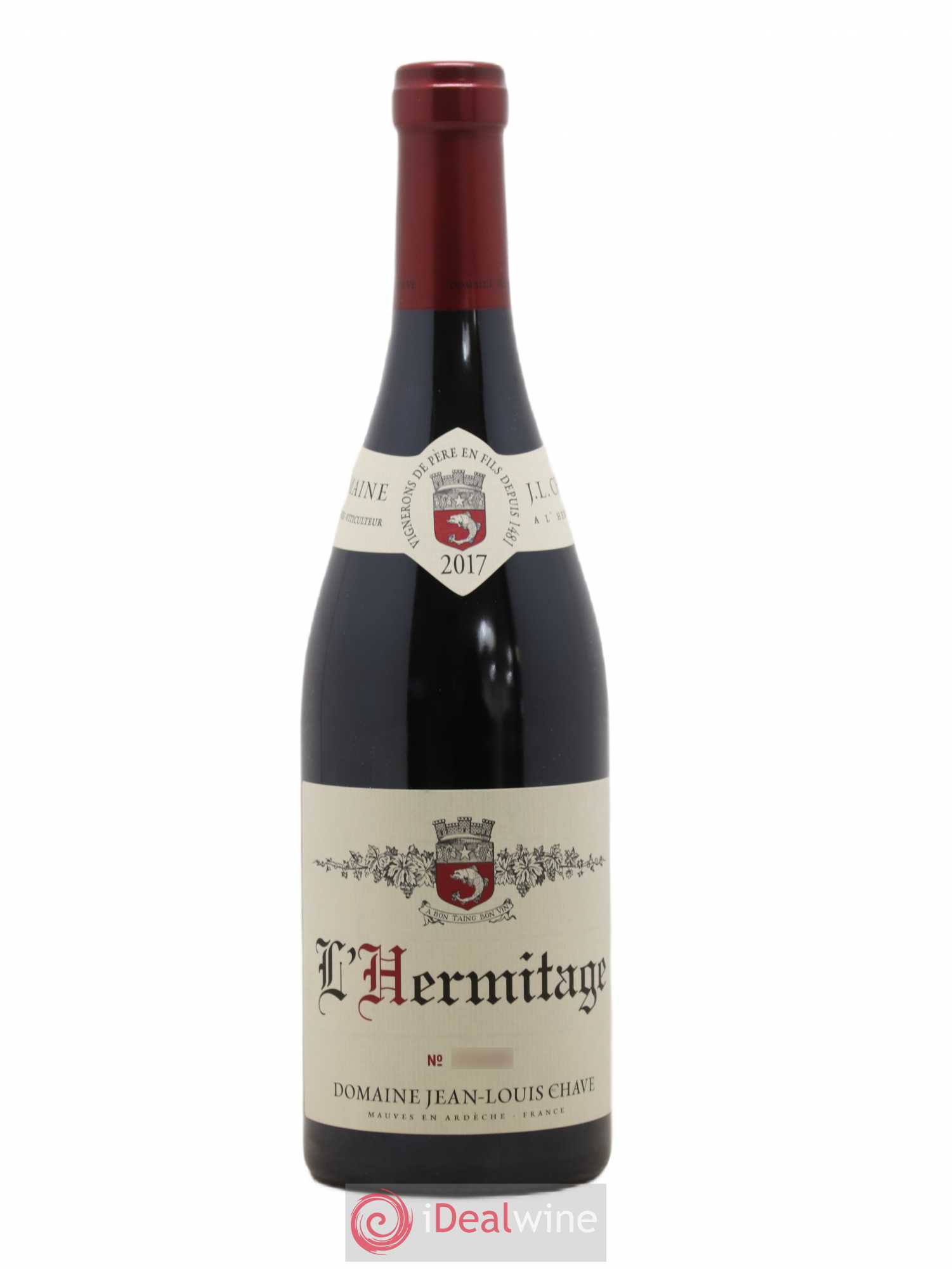 Hermitage Jean-Louis Chave 2017 - Lot de 1 bouteille - 0