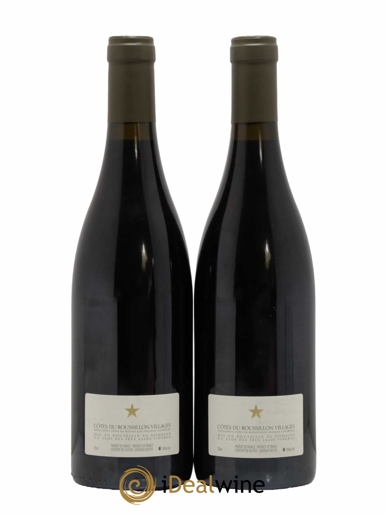 Côtes du Roussillon Villages Clos des Fées Hervé Bizeul 2007 - Lot de 2 bouteilles - 1
