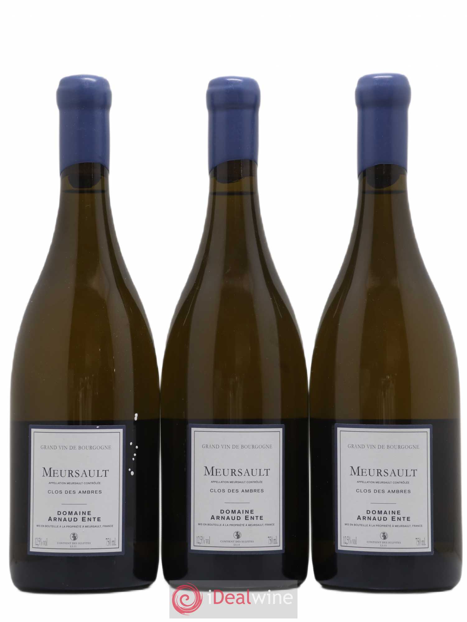 Meursault Clos des Ambres Arnaud Ente 2011 - Lot de 3 bouteilles - 1