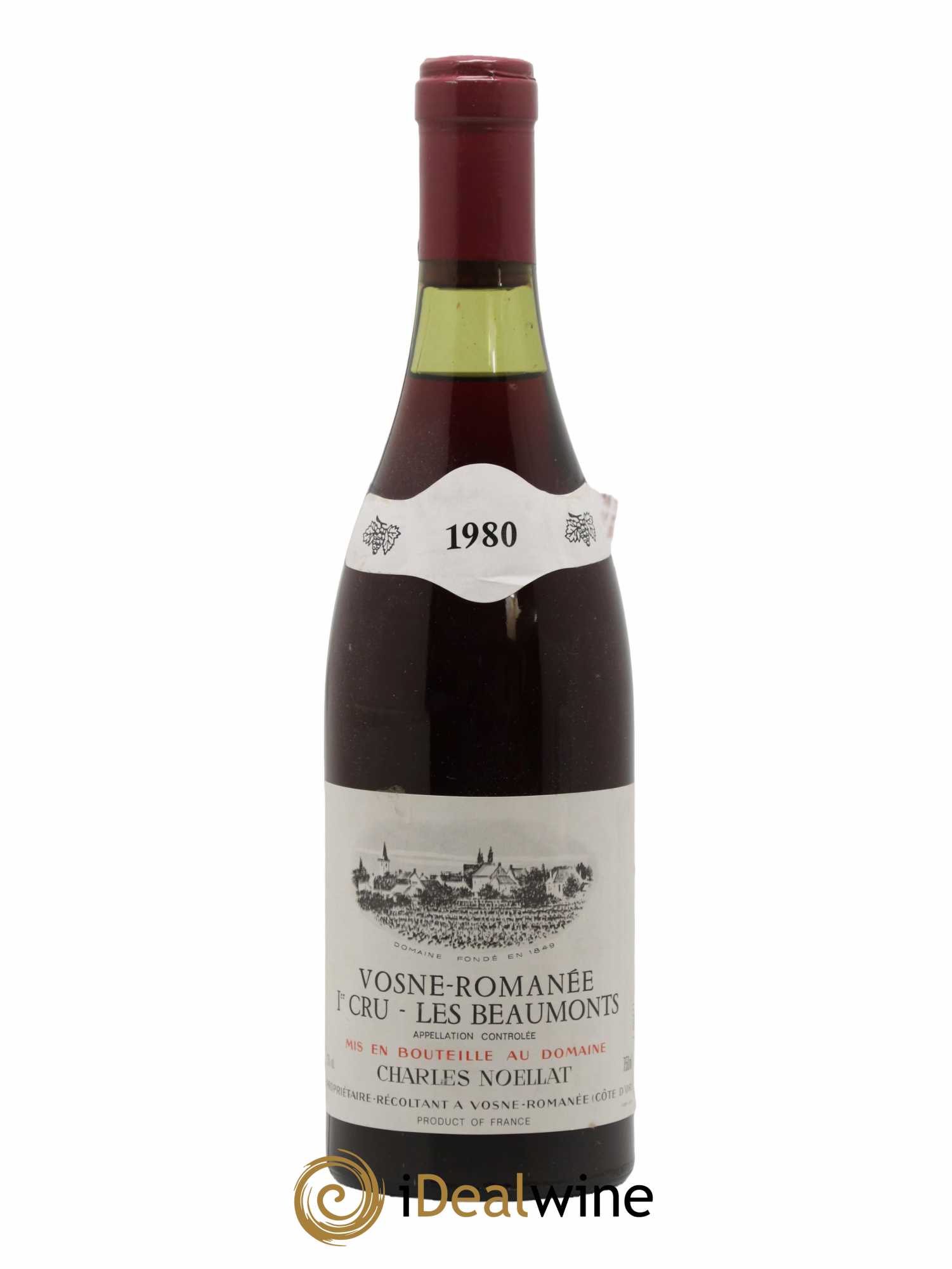 Vosne-Romanée 1er Cru Les Beaumonts Charles Noëllat 1980 - Lot de 1 bouteille - 0