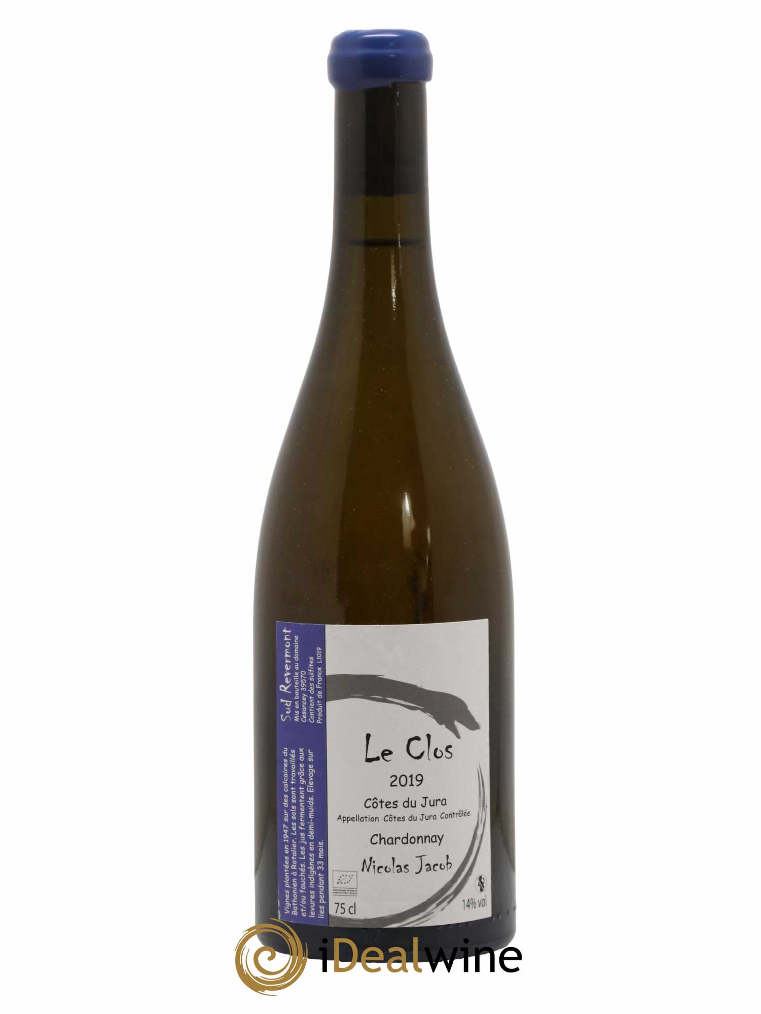 Côtes du Jura Chardonnay Le Clos Nicolas Jacob 2019 - Lot de 1 bouteille - 0