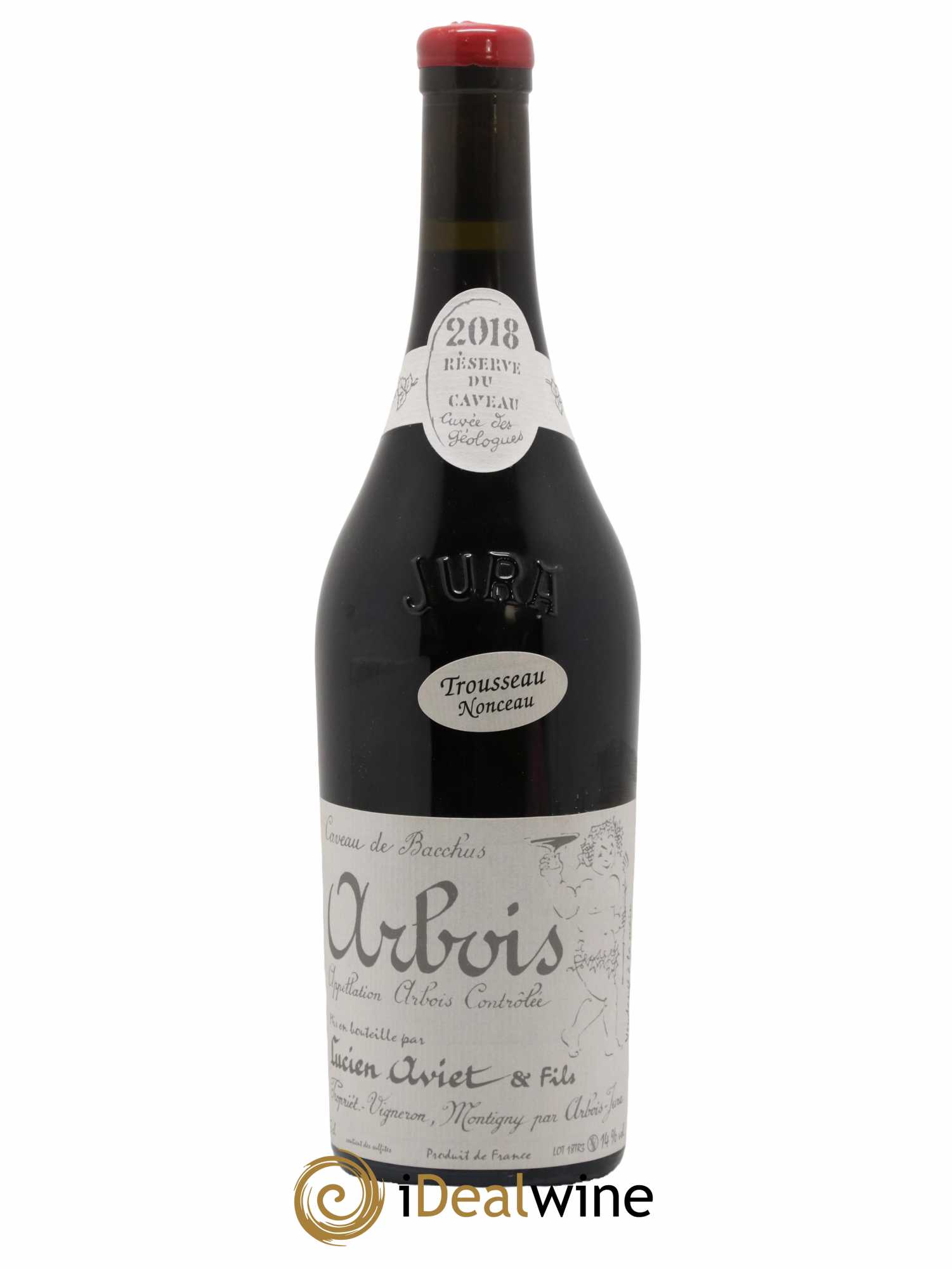 Arbois Trousseau Nonceau Aviet 2018 - Lot de 1 bouteille - 0