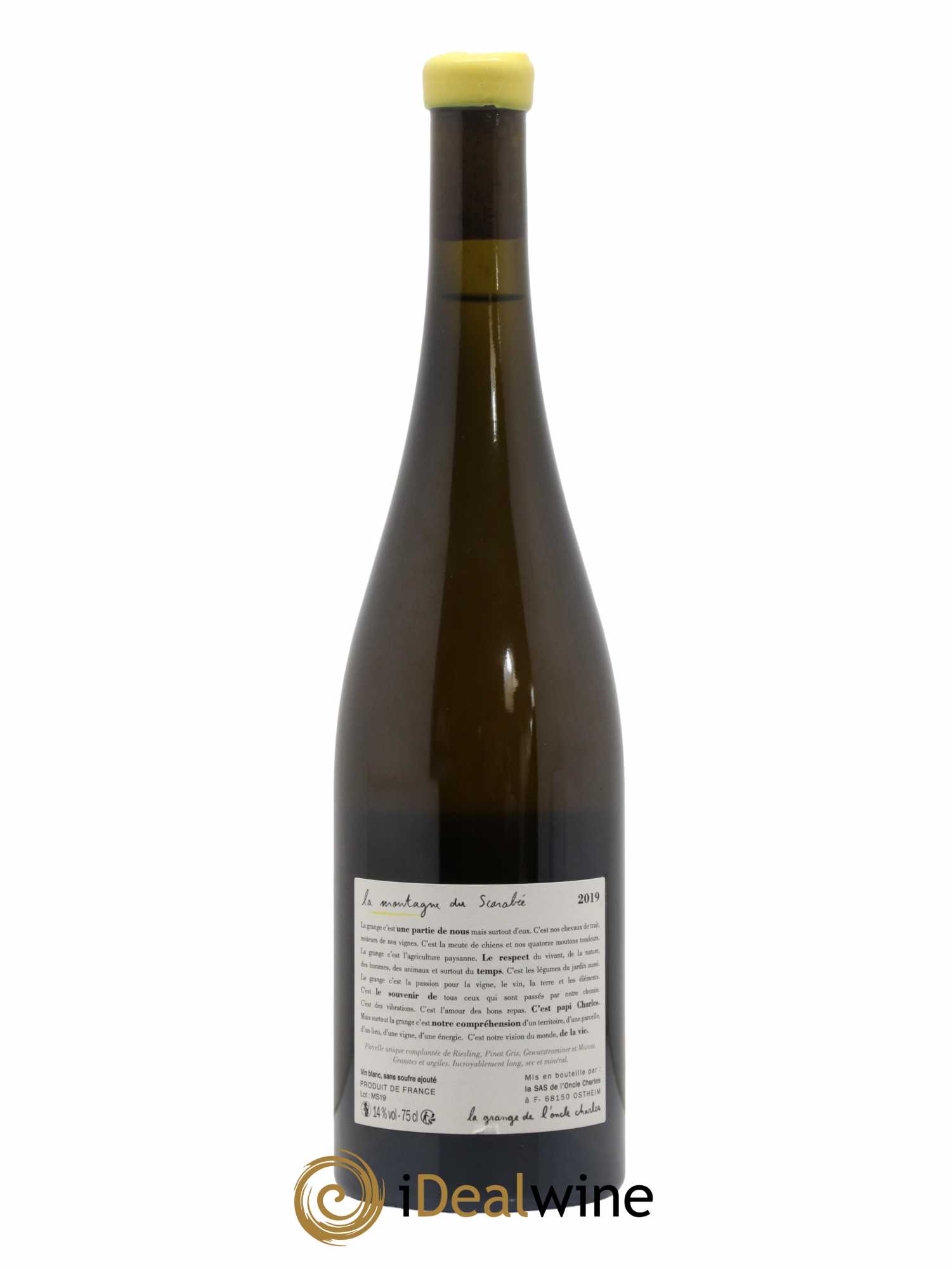 Vin de France La montagne du Scarabée La Grange de l'Oncle Charles 2019 - Lot de 1 bouteille - 1