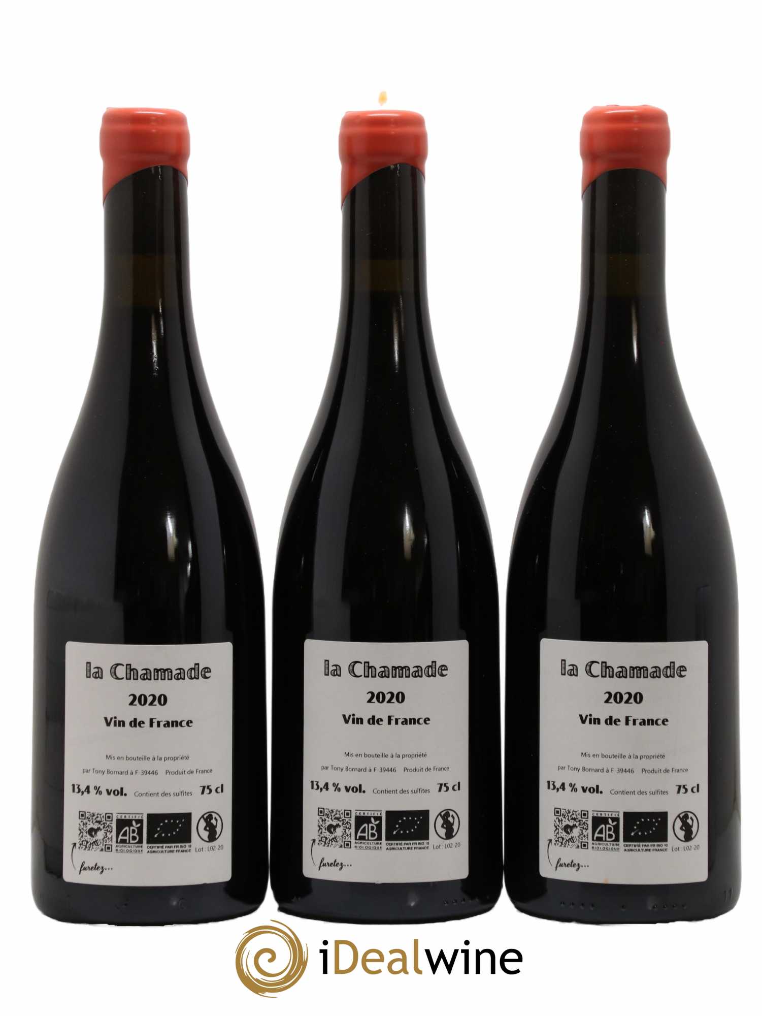 Vin de France La Chamade Bornard 2020 - Lot de 3 bouteilles - 1