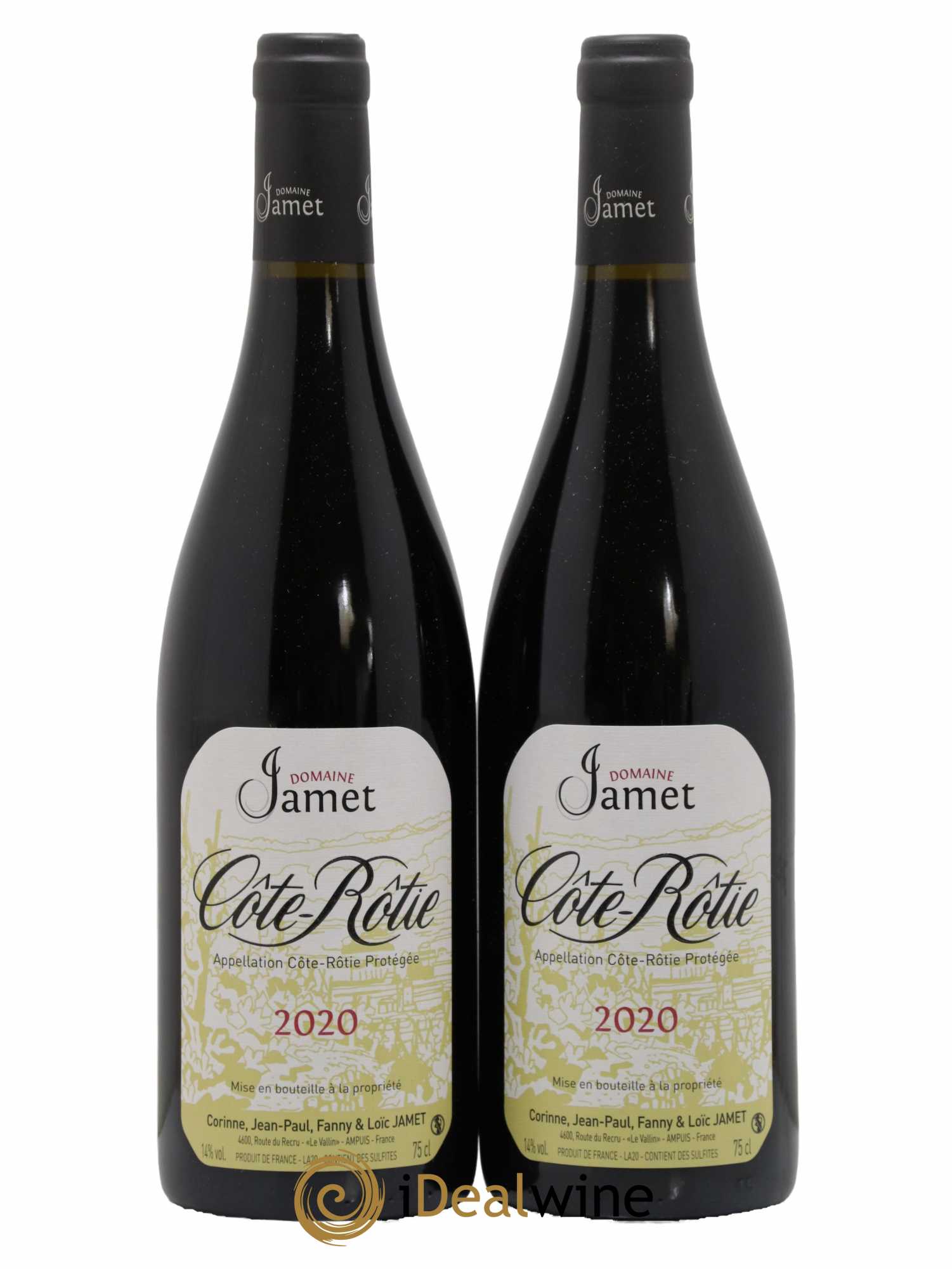Côte-Rôtie Jamet (Domaine) 2020 - Lot de 2 bouteilles - 0