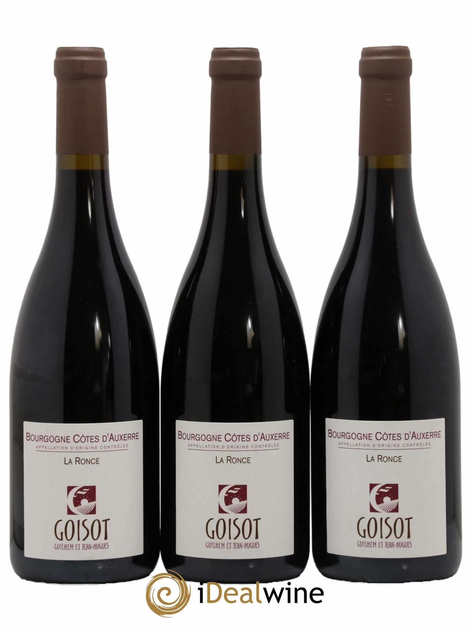 Bourgogne Côtes d'Auxerre La Ronce Goisot 2019 - Lot of 3 bottles - 0