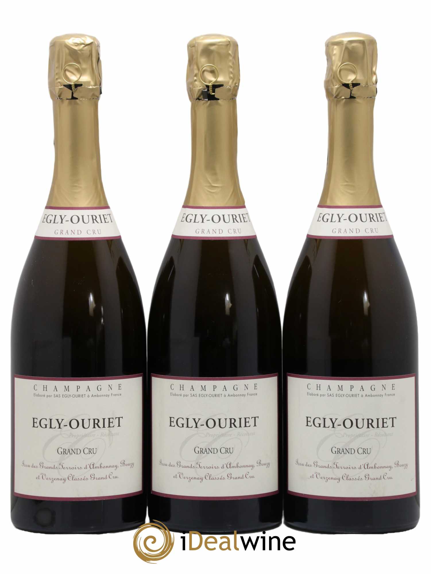 Brut Tradition Egly-Ouriet - Posten von 3 Flaschen - 0