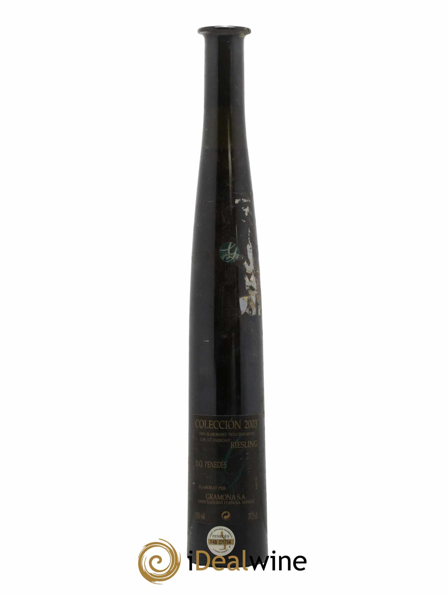 Penedes Vi de Gel Vino Dulce de Gramona Riesling Penedes 2003 - Posten von 1 Demi-Flasche - 1