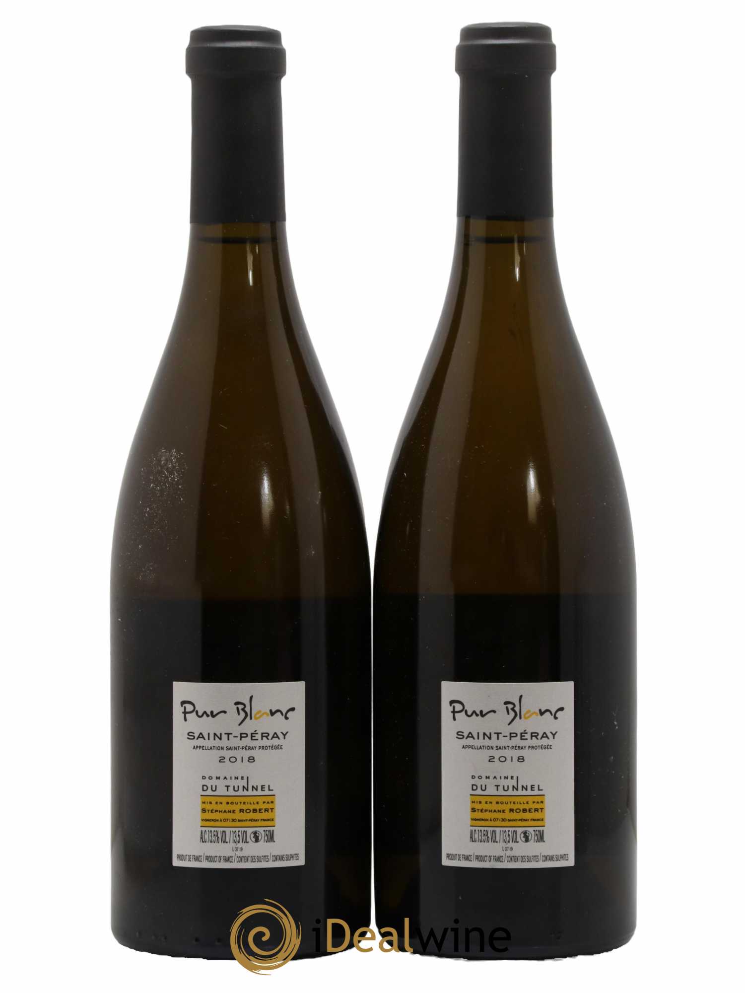 Saint-Péray Pur Blanc Tunnel (Domaine du)  2018 - Posten von 2 Flaschen - 1