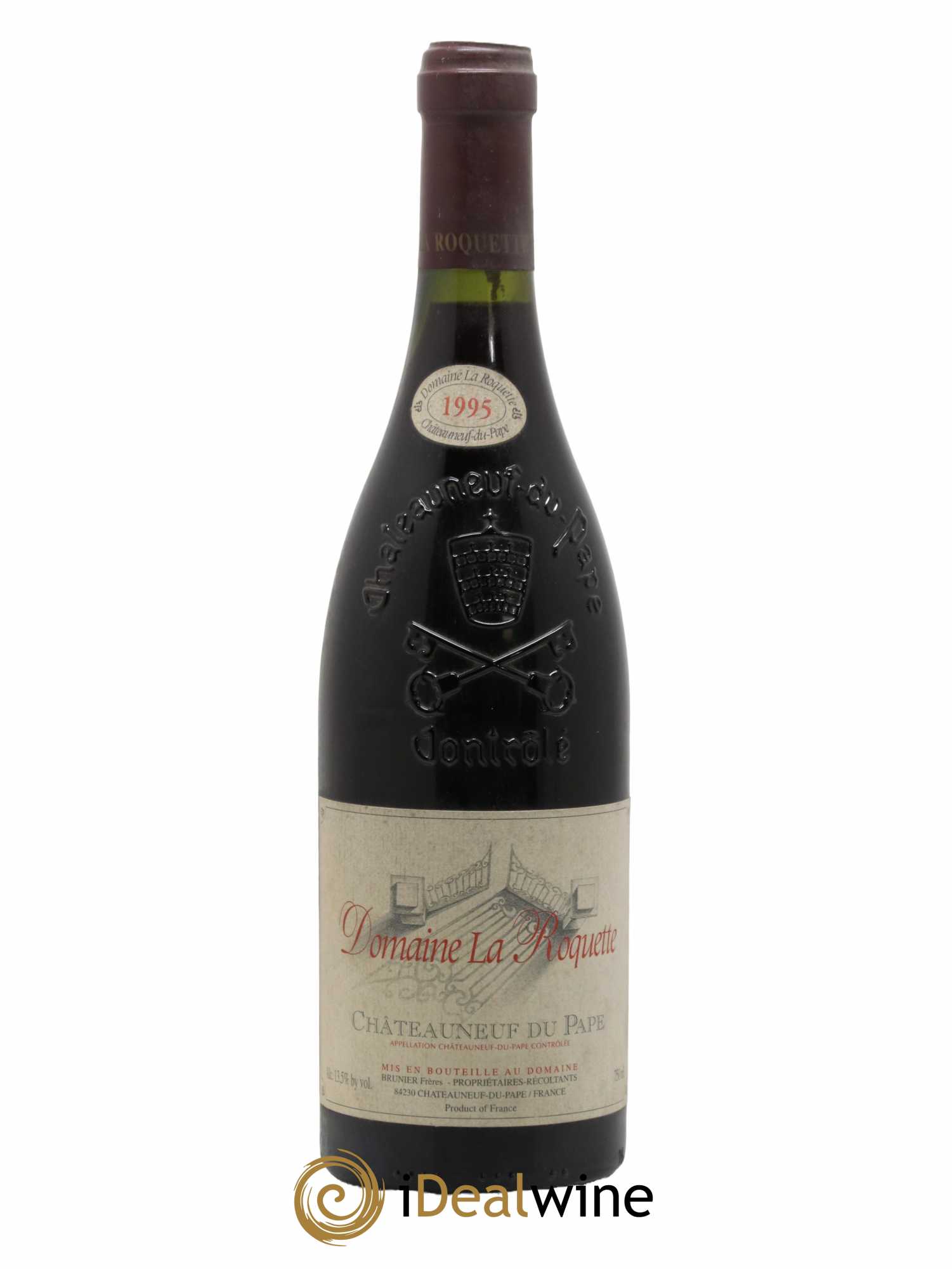 Châteauneuf-du-Pape La Roquète - Anciennement La Roquette (Domaine de) Vignobles Brunier 1995 - Lot de 1 bouteille - 0