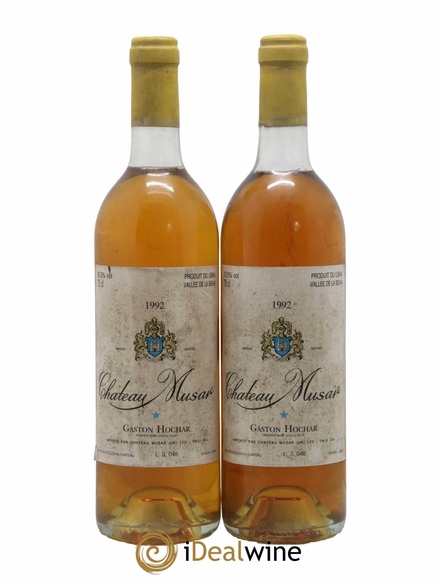 Château Musar Serge Hochar 1992 - Lot de 2 bouteilles - 0