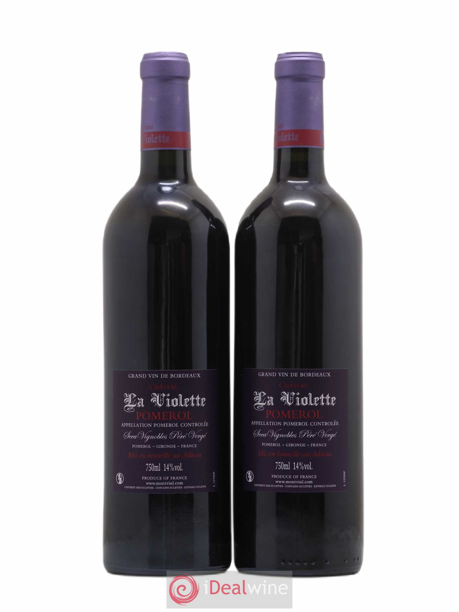 Château la Violette 2011 - Lot de 2 bouteilles - 1
