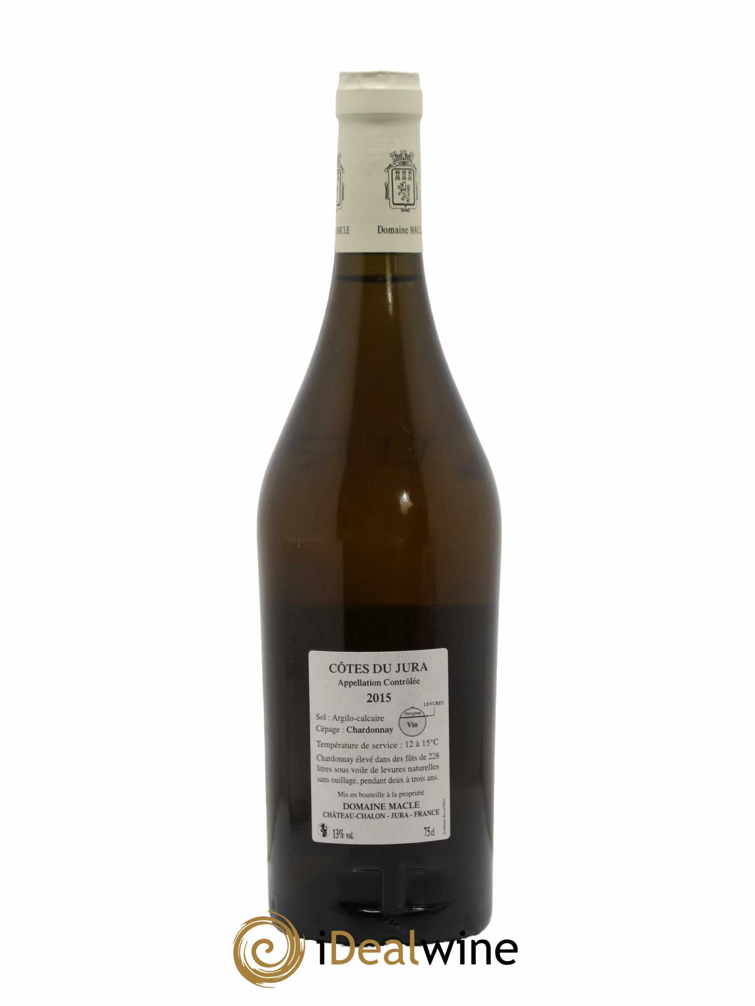 Côtes du Jura Chardonnay sous voile Jean Macle 2015 - Lot of 1 bottle - 1