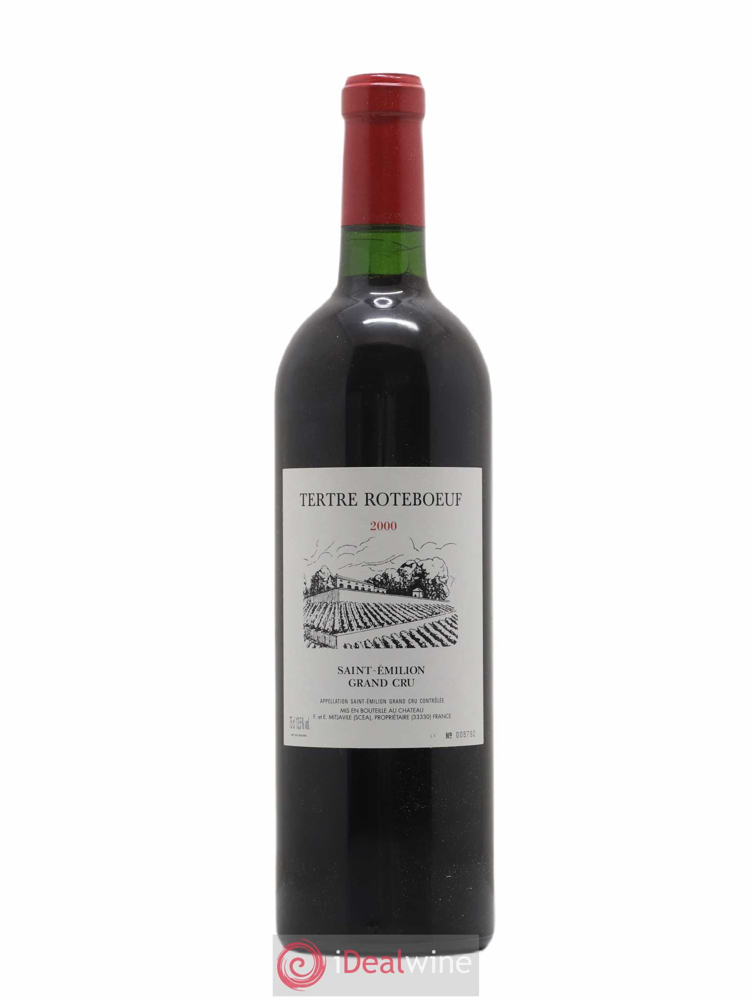Château Tertre Roteboeuf 2000 - Lot de 1 bouteille - 0