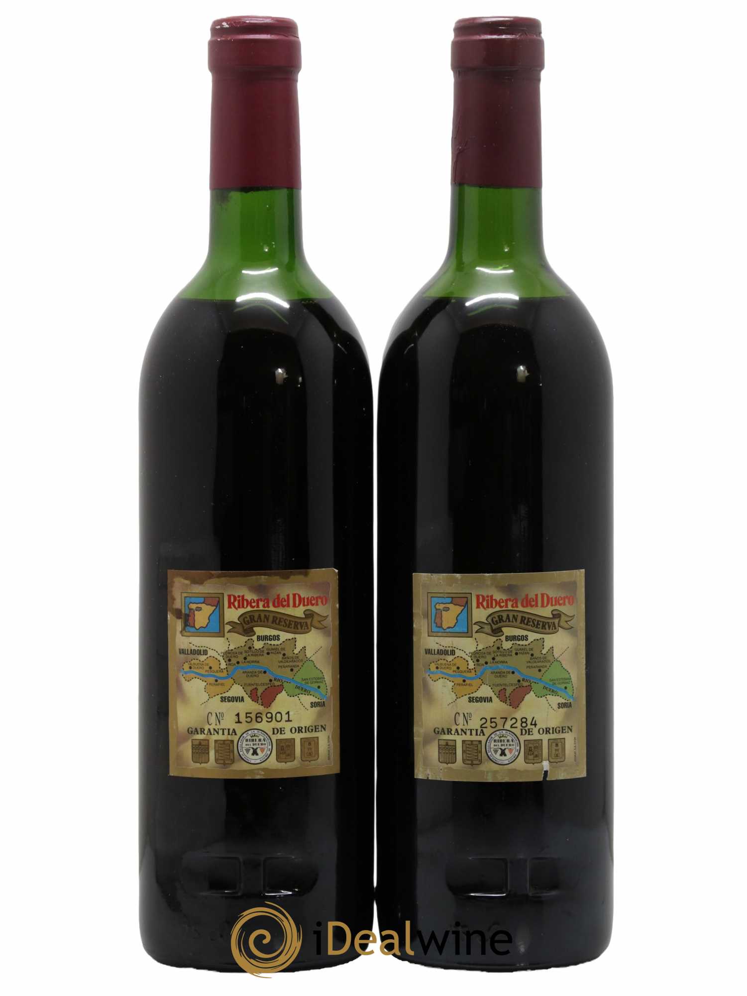 Ribera Del Duero DO Vega Sicilia Unico Famille Alvarez 1970 - Lot de 2 bouteilles - 1