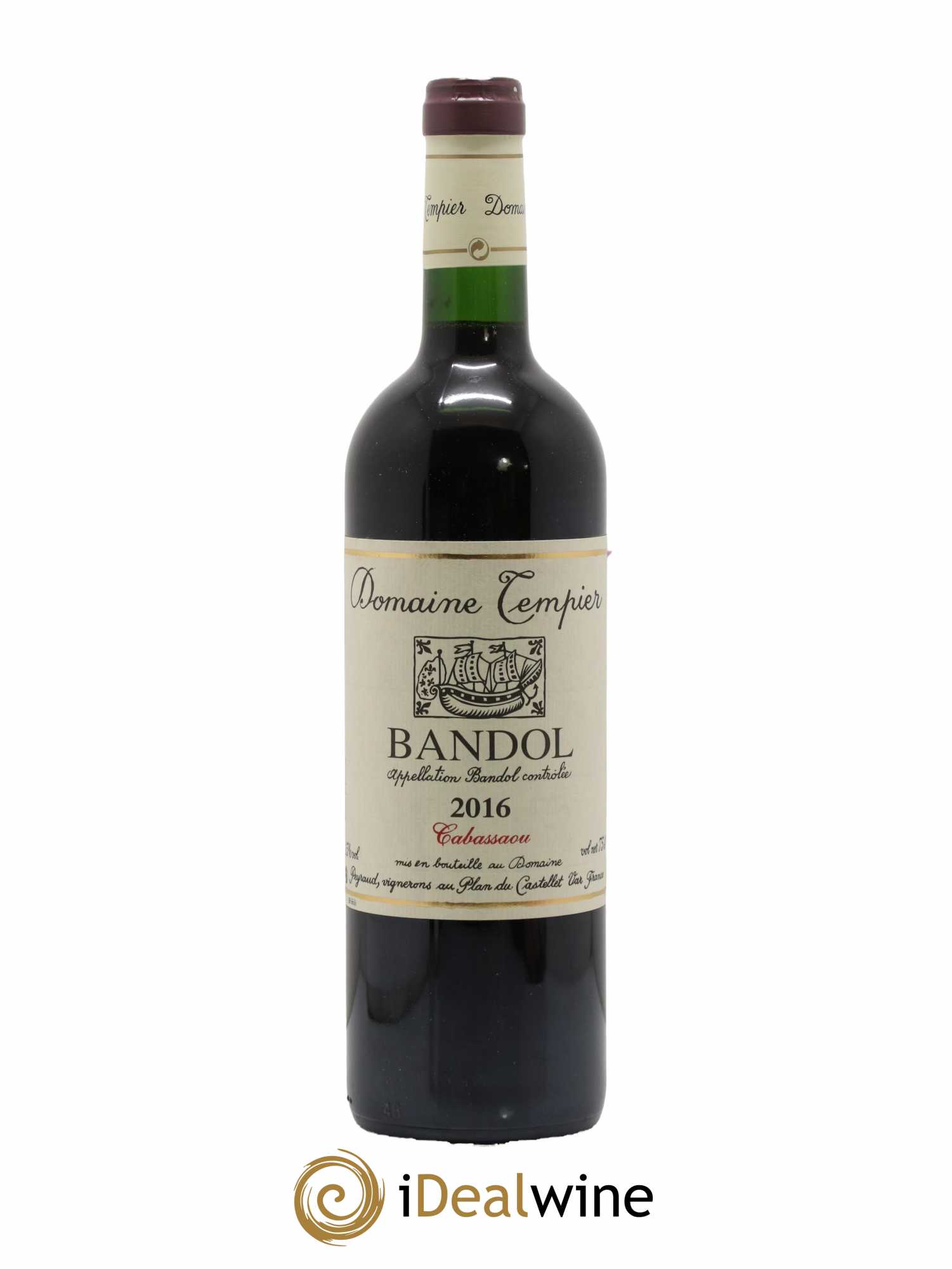 Bandol Domaine Tempier Cuvée Cabassaou Famille Peyraud 2016 - Lot de 1 bouteille - 0