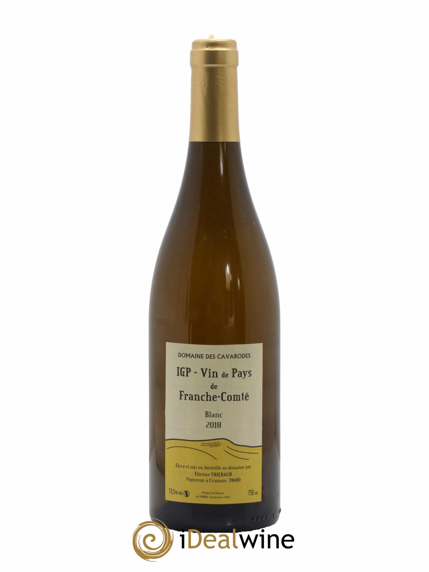 Franche-Comté Cavarodes (Domaine des) - Etienne Thiébaud 2018 - Lot de 1 bouteille - 0