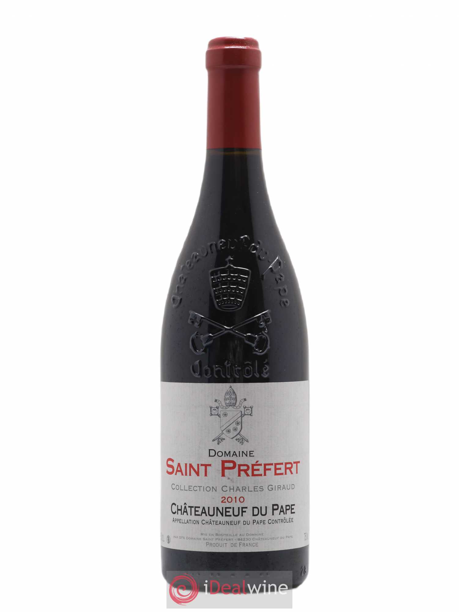 Châteauneuf-du-Pape Collection Charles Giraud Domaine Saint-Préfert 2010 - Lot de 1 bouteille - 0