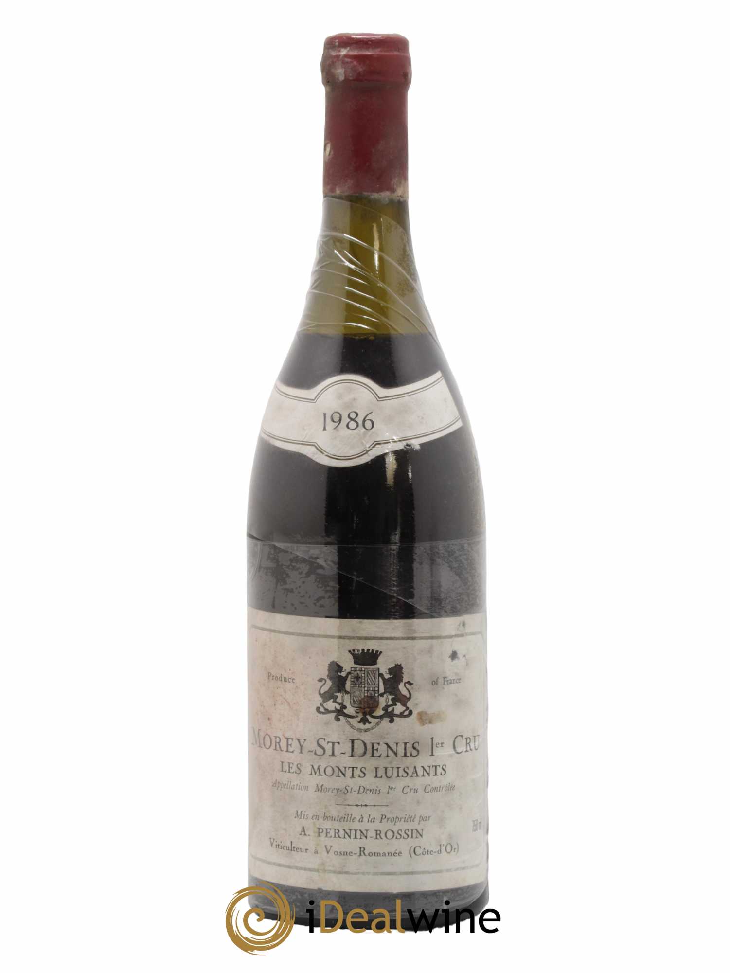 Morey-Saint-Denis 1er Cru Les Monts Luisants Pernin-Rossin 1986 - Lot de 1 bouteille - 0