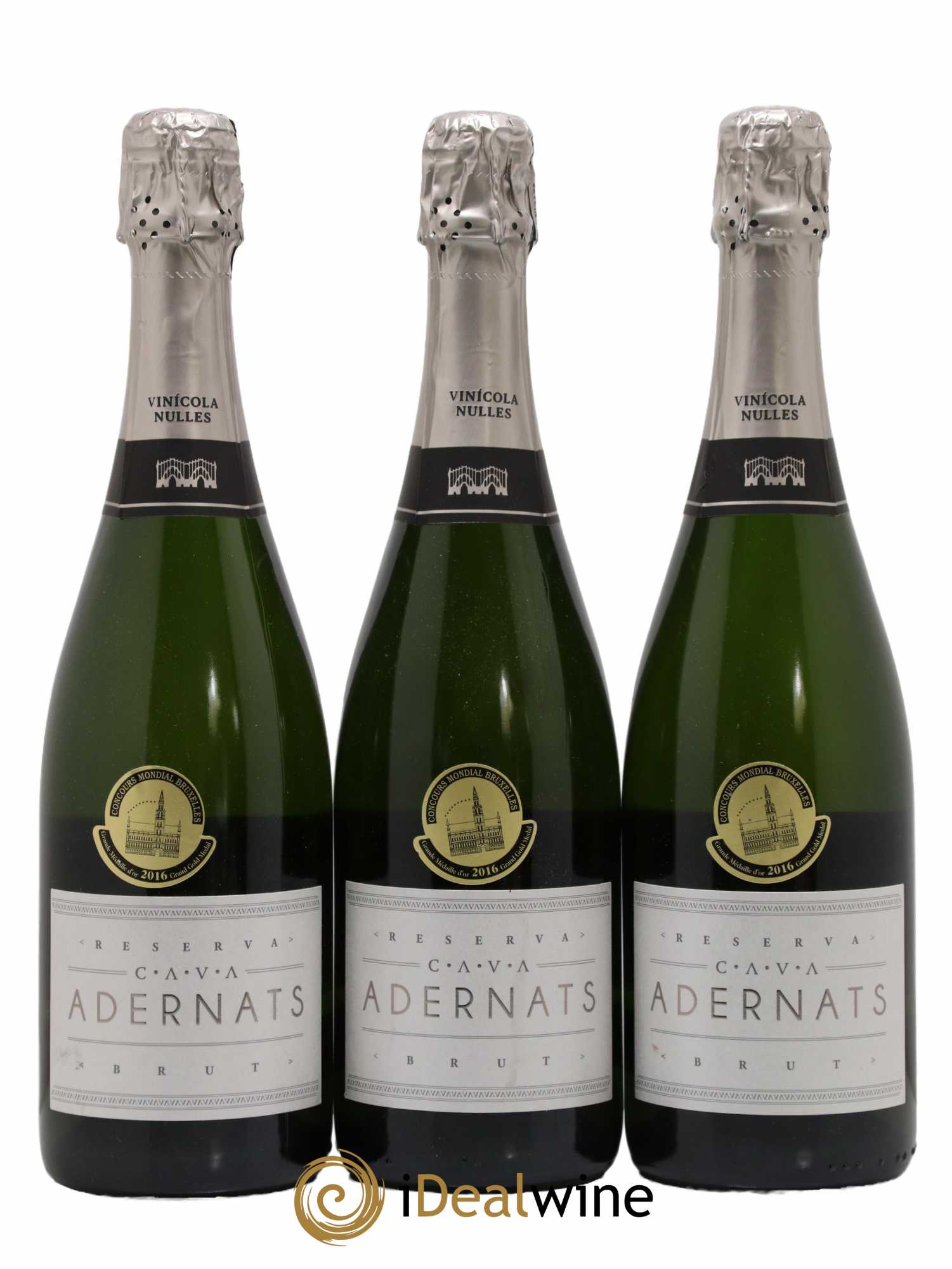 Espagne Cava Adernats Reserva - Lot de 6 bouteilles - 1