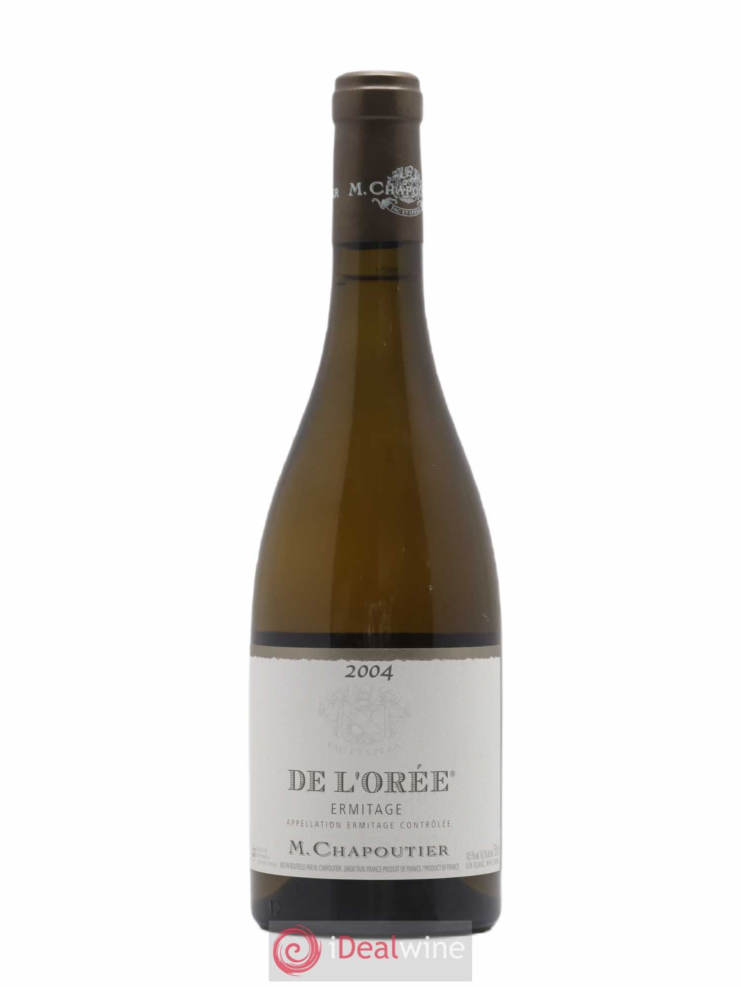 Hermitage Ermitage de l'Orée Chapoutier 2004 - Lot de 1 bouteille - 0