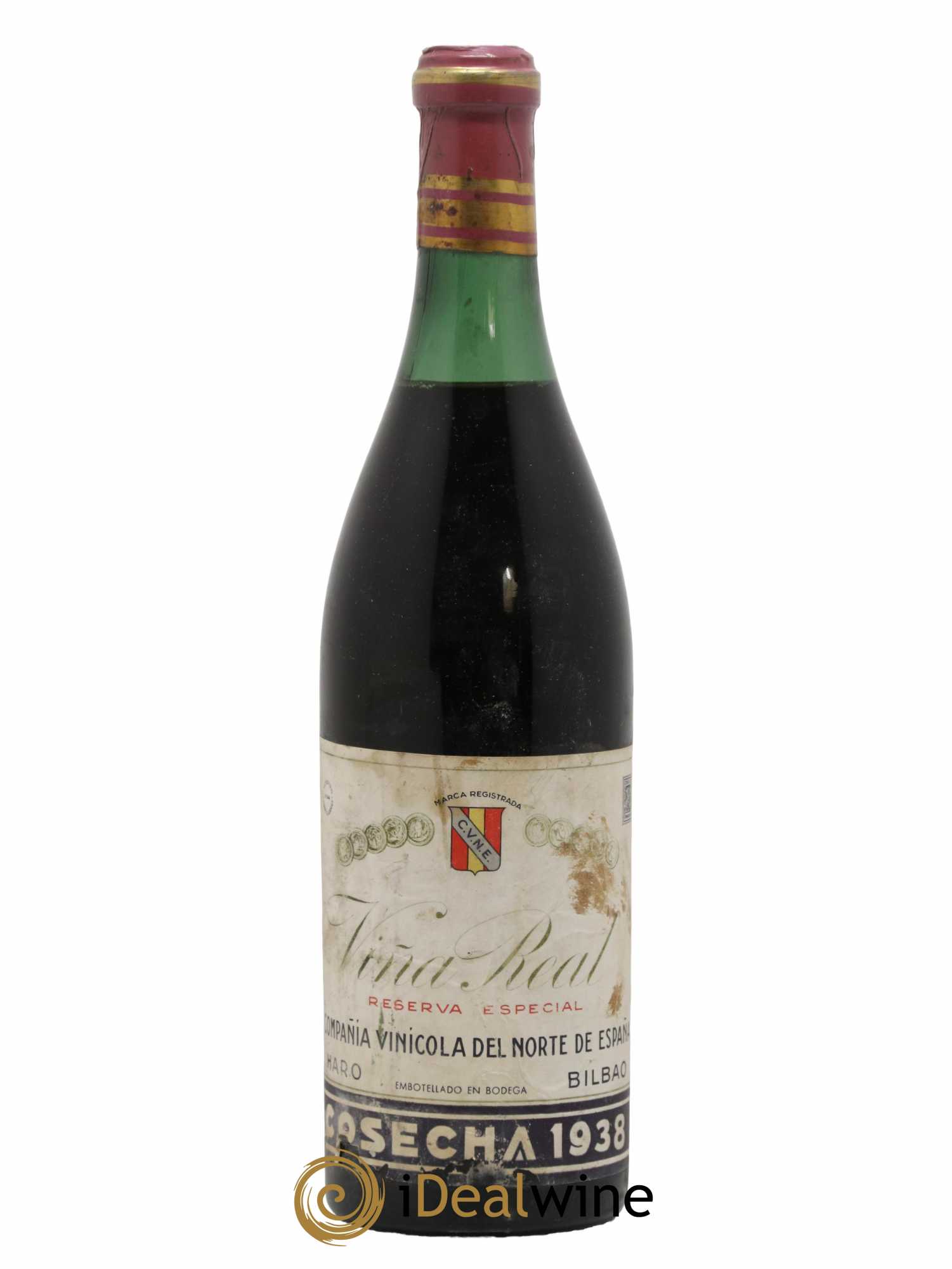 Rioja Vina Real Reserva Especial Compania Vinicola del Norte de Espana 1938 - Lot de 1 bouteille - 0