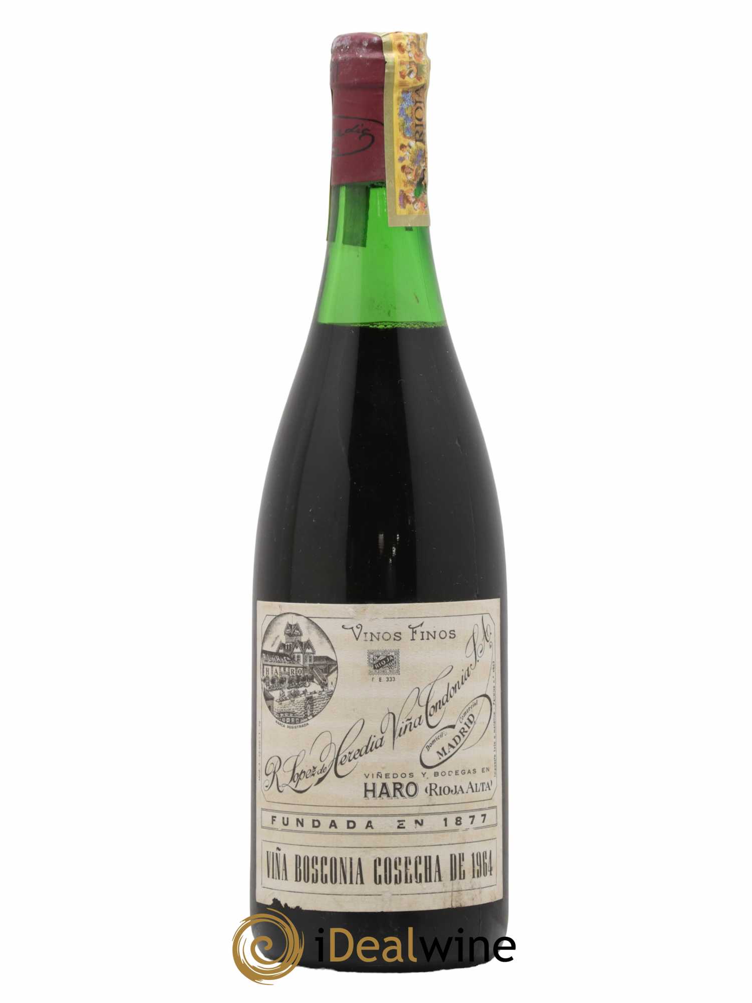 Rioja Viña Bosconia Reserva Vina Tondonia R. Lopez de Heredia 1964 - Lot of 1 bottle - 0