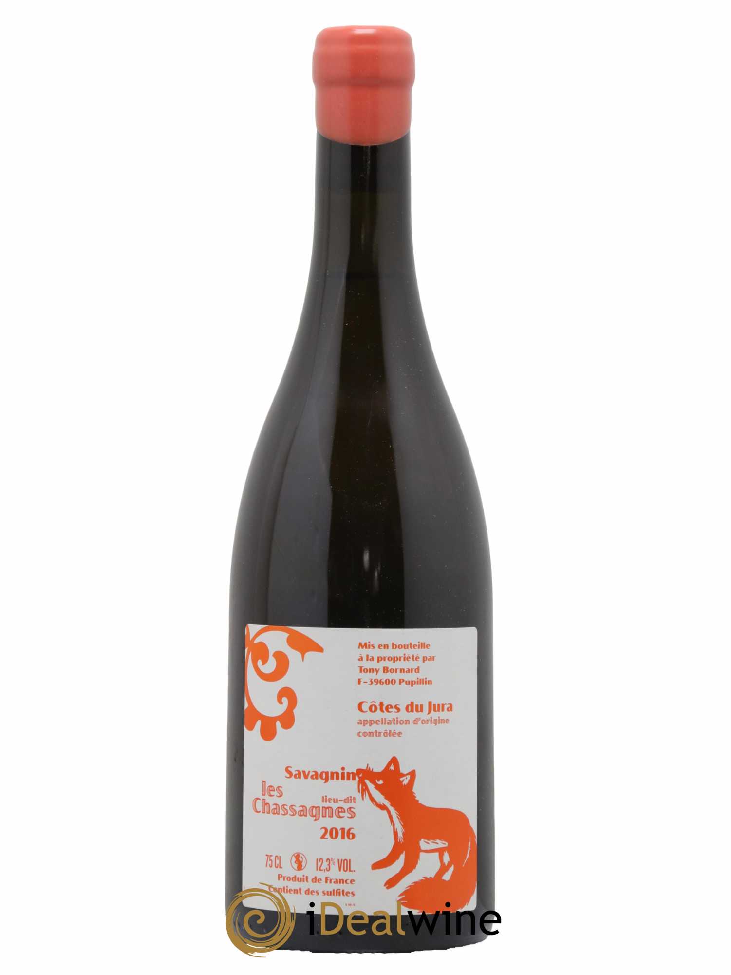 Côtes du Jura Les Chassagnes Savagnin Ouillé Bornard 2016 - Lot de 1 bouteille - 0