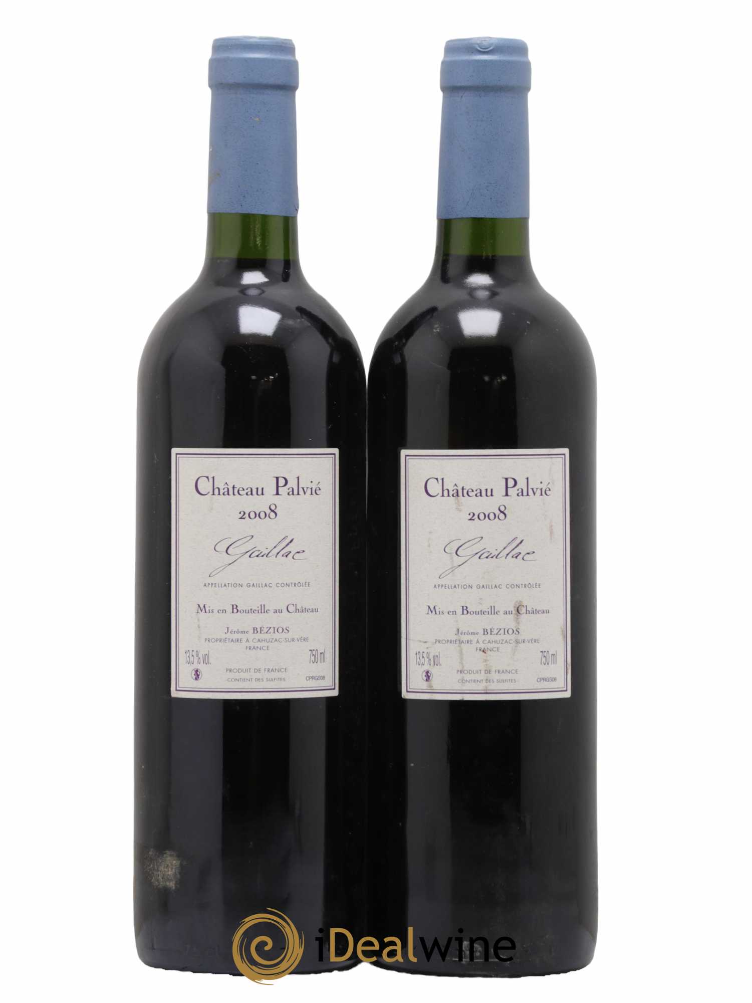 Gaillac Les Secrets du Château Palvié 2008 - Lot de 2 bouteilles - 1