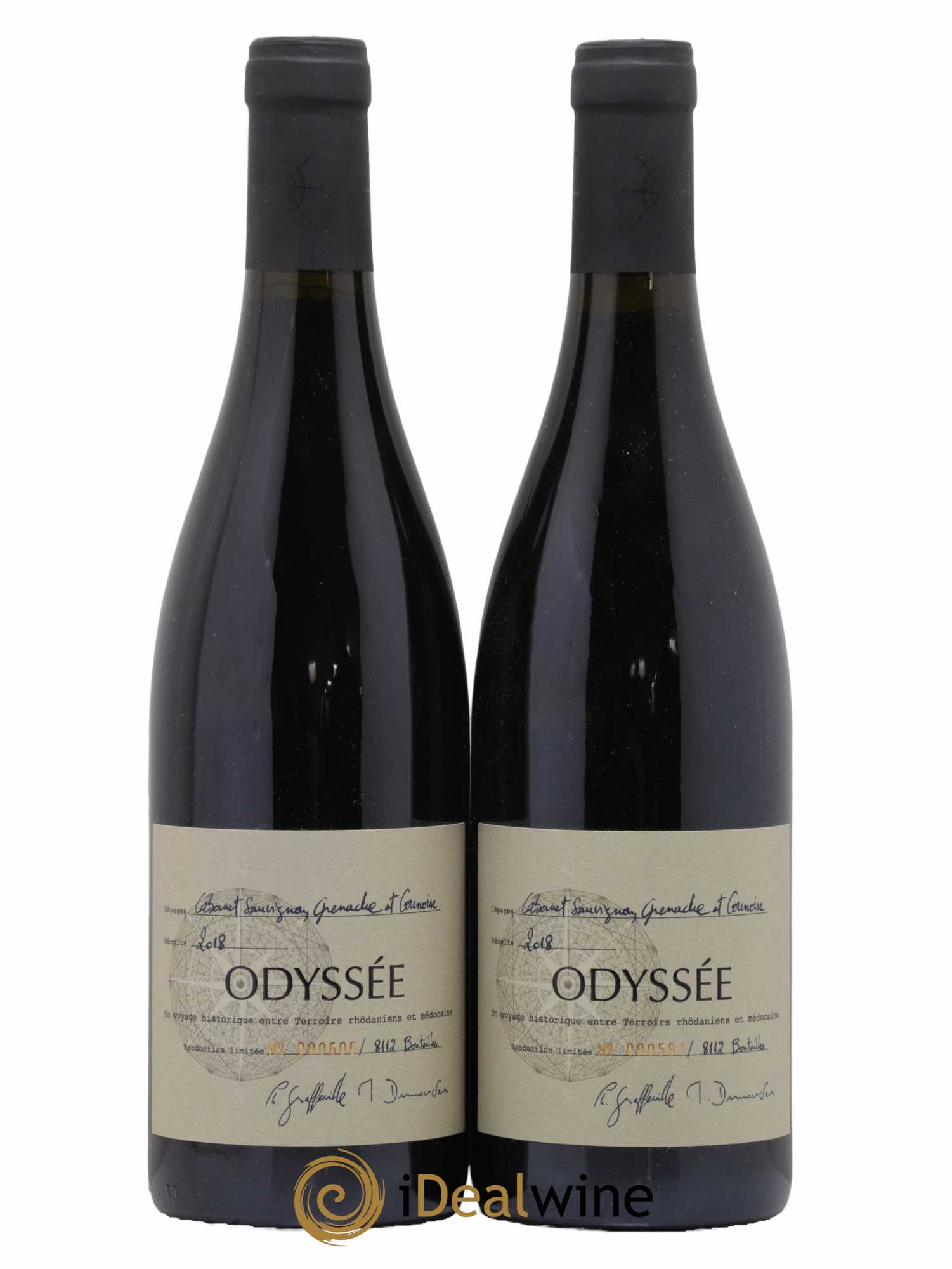 Vin de France Odysée En Aparté 2018 - Lot de 2 bouteilles - 0