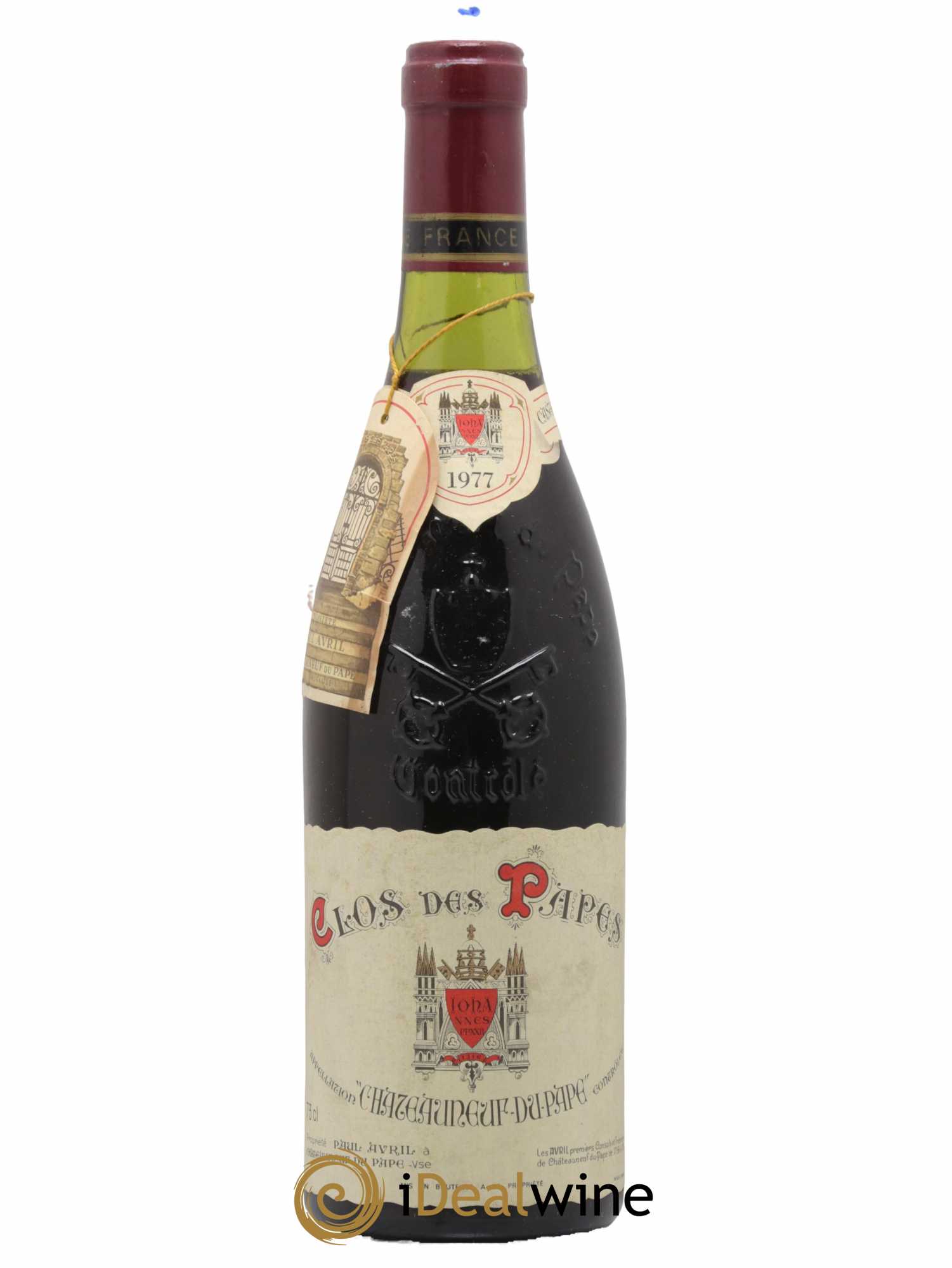 Châteauneuf-du-Pape Clos des Papes - Paul Avril 1977 - Lot de 1 bouteille - 0