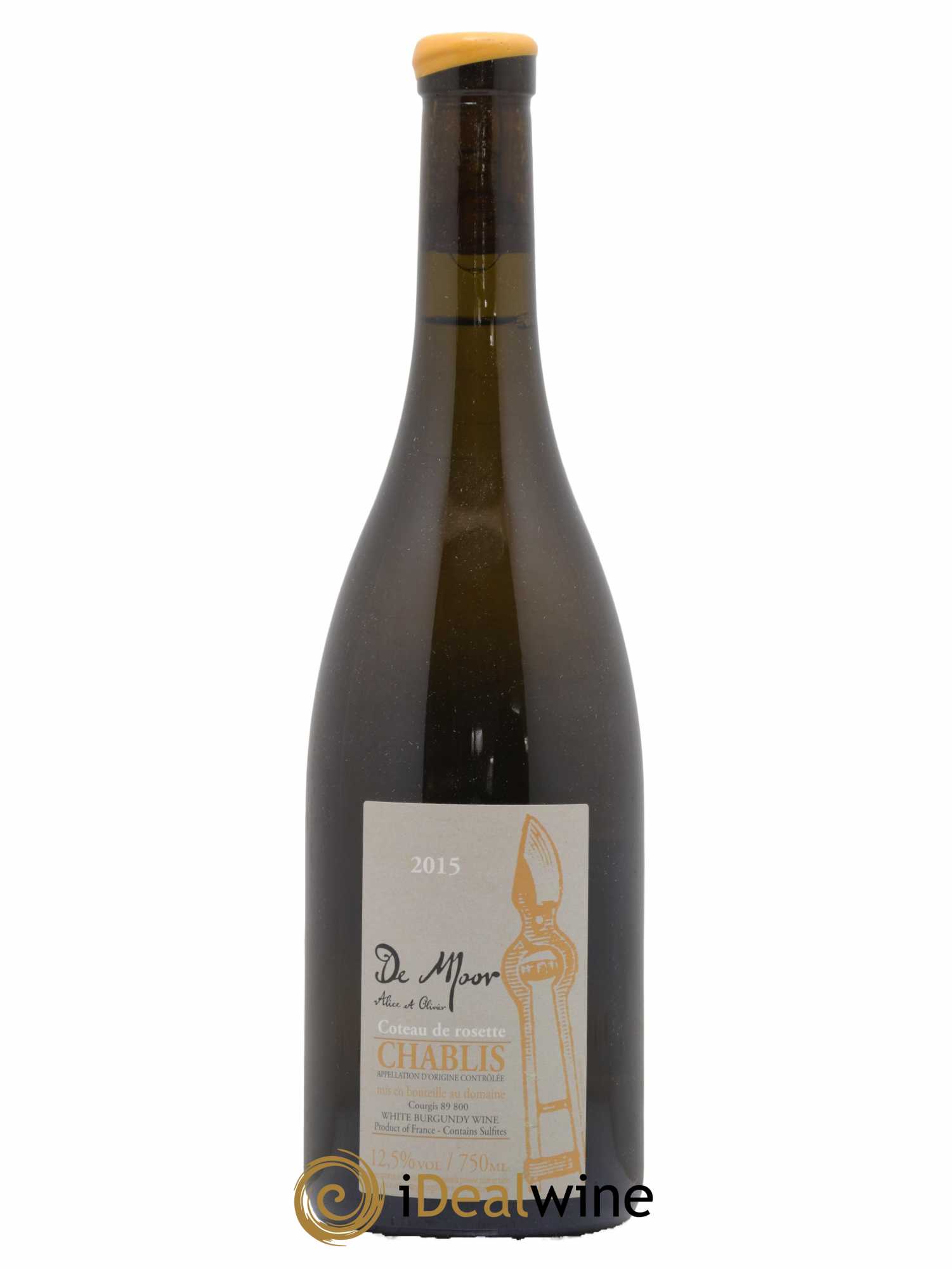 Chablis Côteau de Rosette Alice et Olivier De Moor 2015 - Lot de 1 bouteille - 0