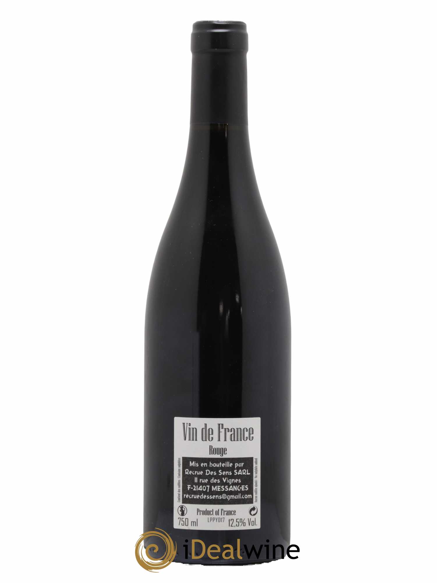 Vin de France Les 1er Ponts Yann Durieux - Recrue des Sens  2017 - Lot de 1 bouteille - 1