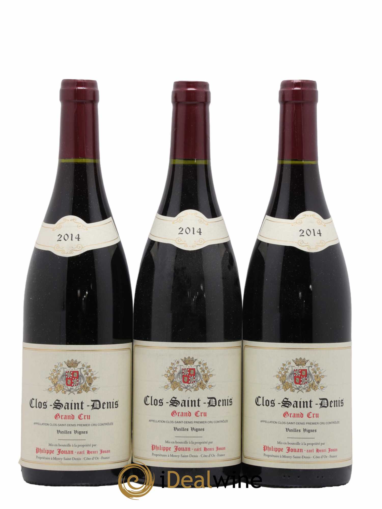 Clos Saint-Denis Grand Cru Vieilles Vignes Philippe Jouan 2014 - Lot de 3 bouteilles - 0