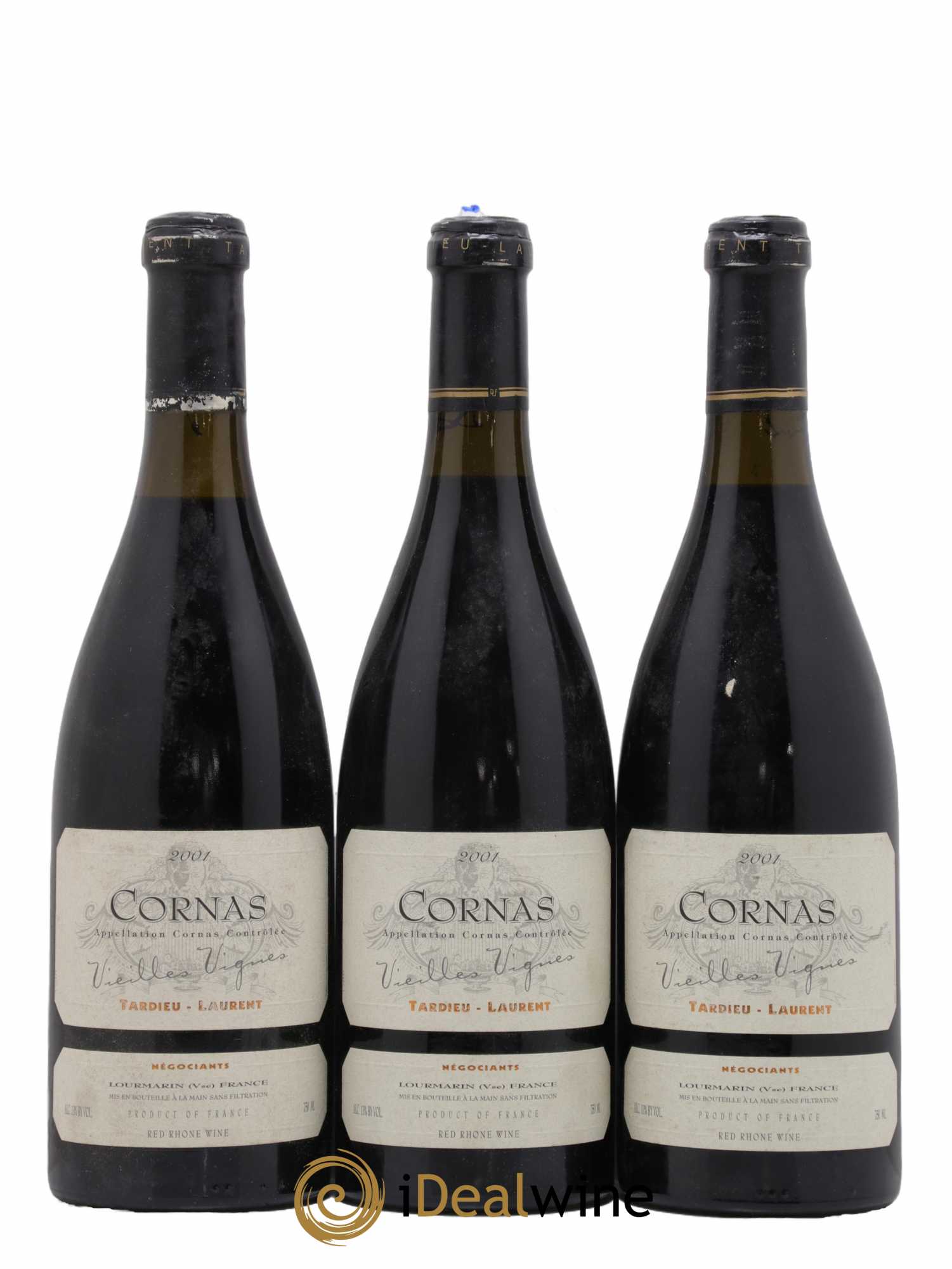 Cornas Vieilles vignes Maison Tardieu-Laurent 2001 - Posten von 6 Flaschen - 2