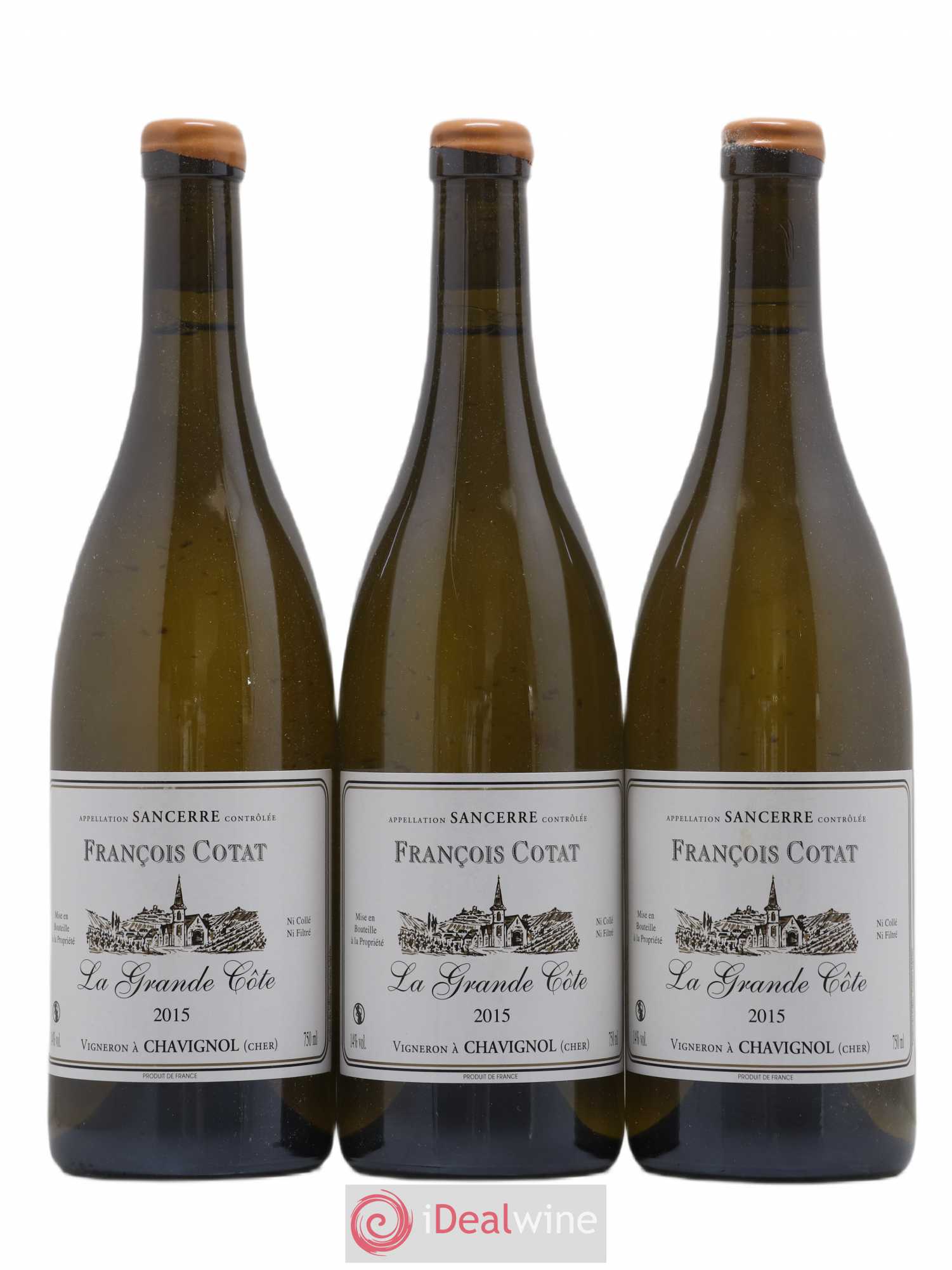 Sancerre La Grande Côte François Cotat 2015 - Lot de 3 bouteilles - 0