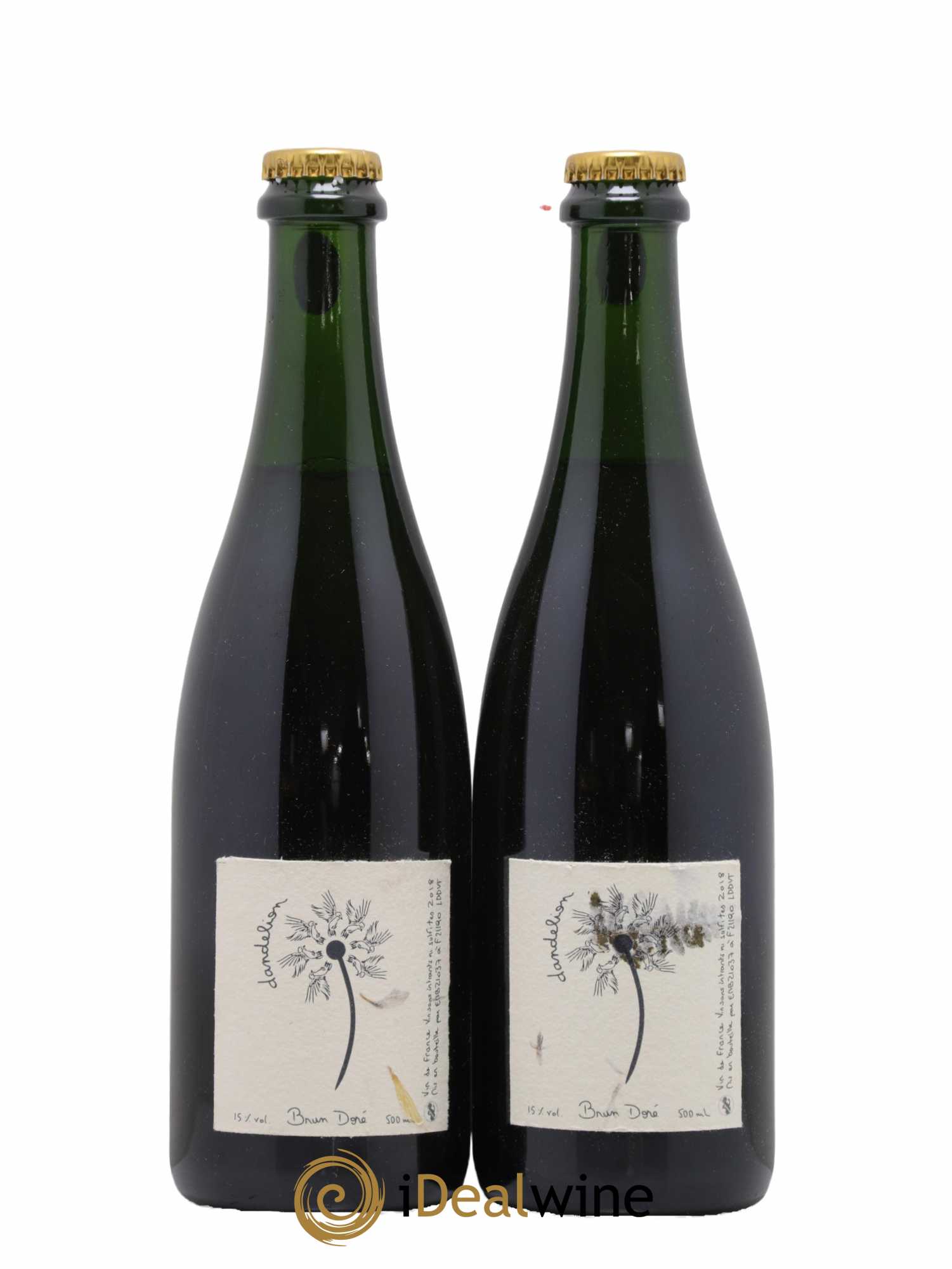 Vin de France Brun Doré Dandelion (Domaine) 50Cl 2018 - Lot de 2 bouteilles - 0